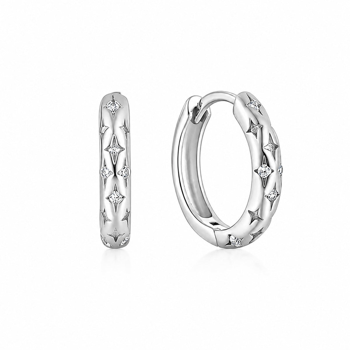 Starlight Silver Earrings