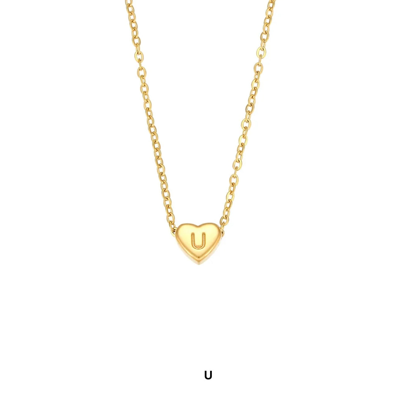 Heart Letter Necklace