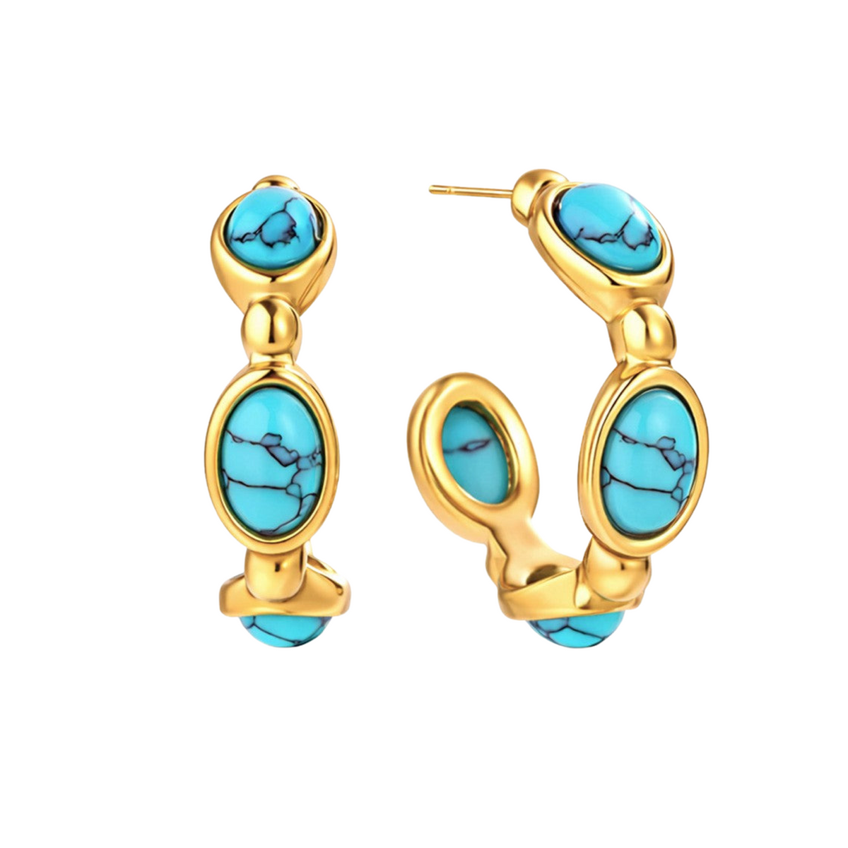 Bronty Turquoise Earrings