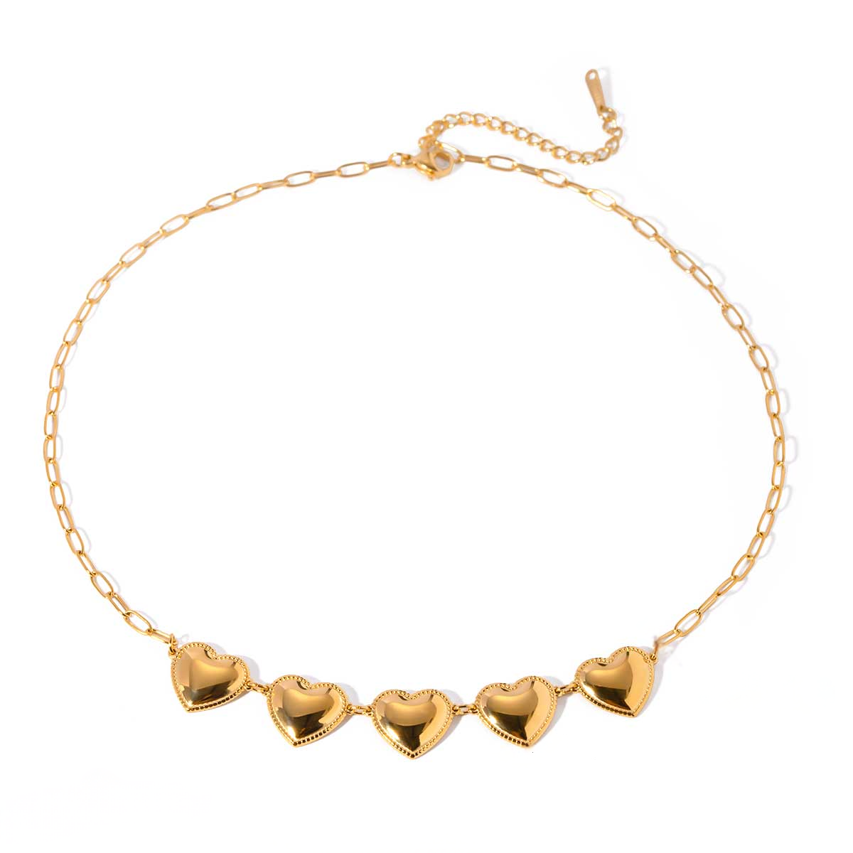 Natassis Heart Choker Necklace