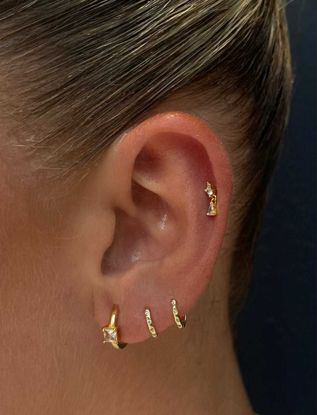 Dainty Tash Twist back stud