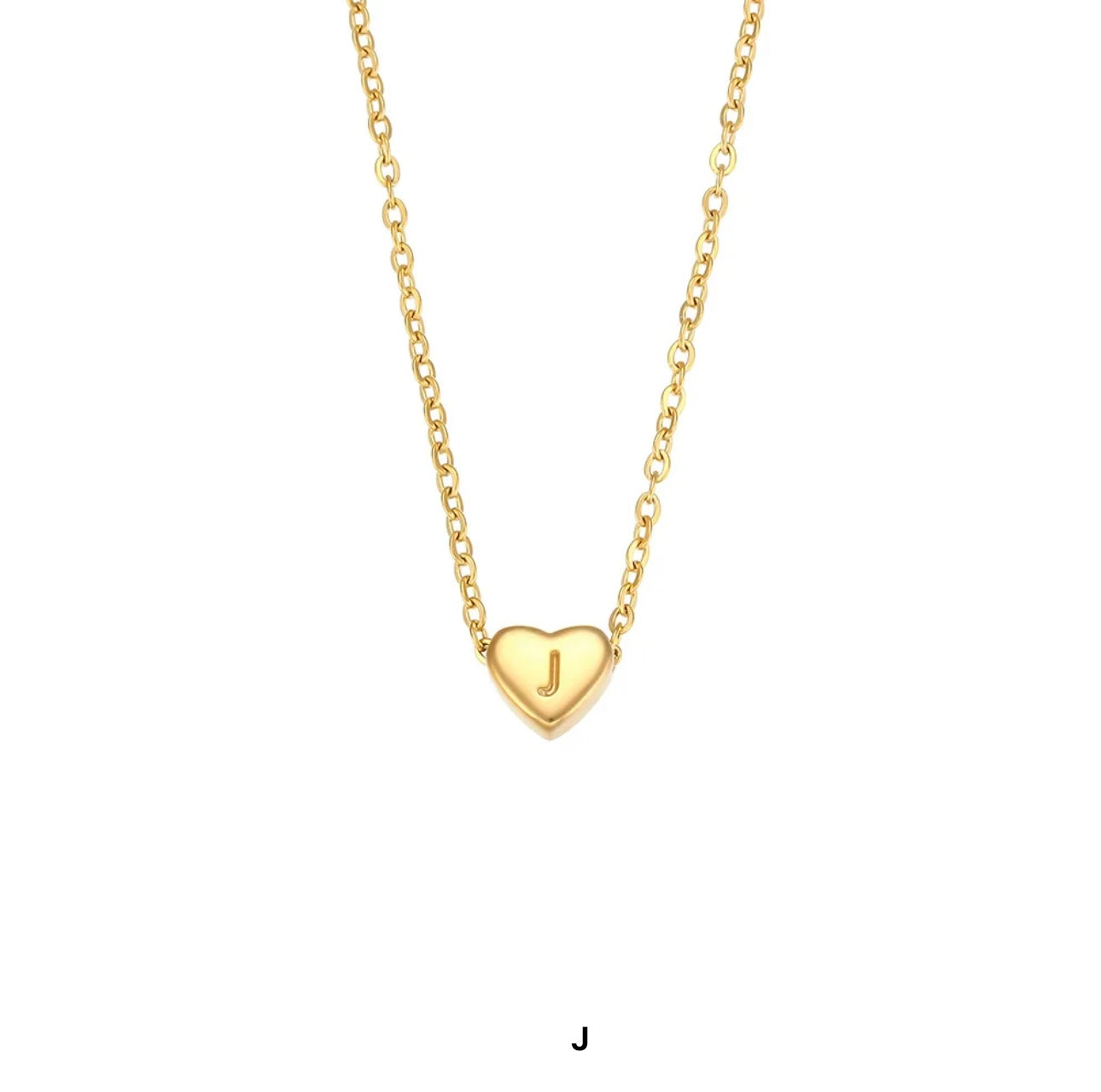 Heart Letter Necklace