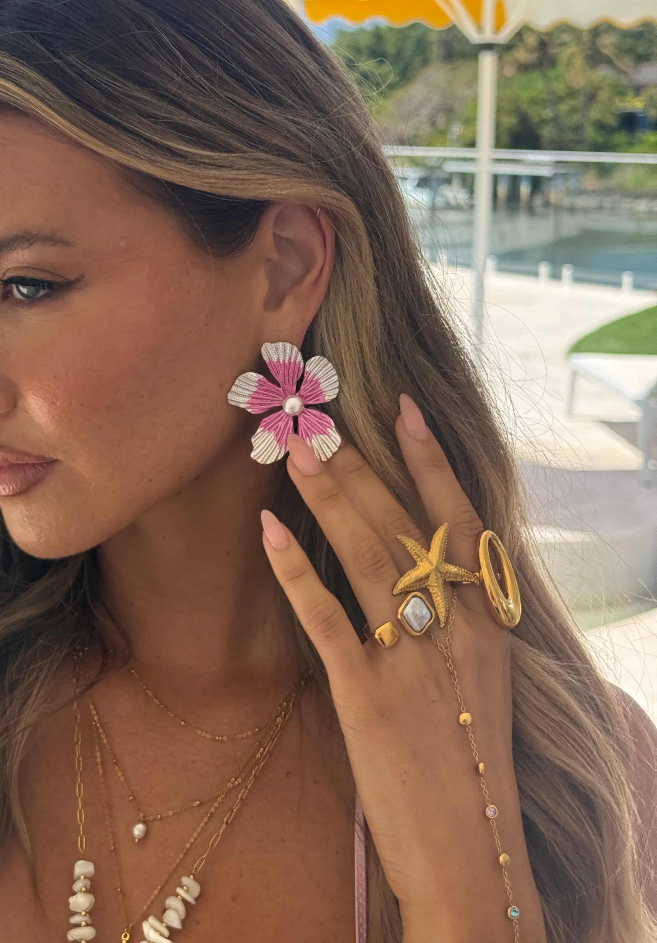 Lilyana Flower Earrings