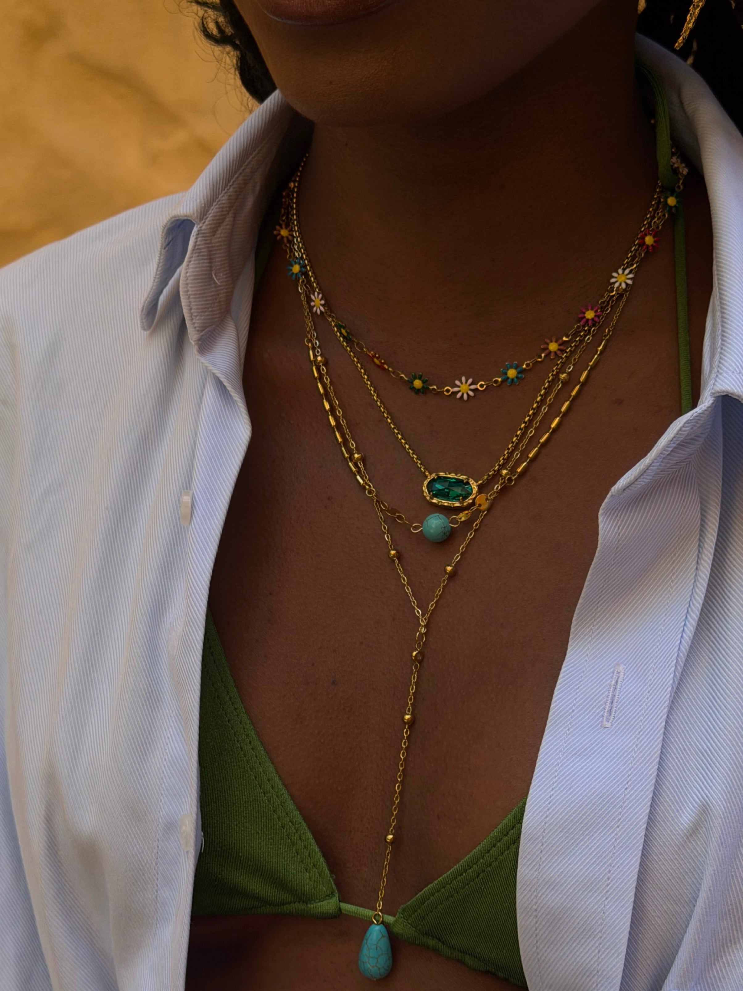 Daisy Colour Choker Necklace