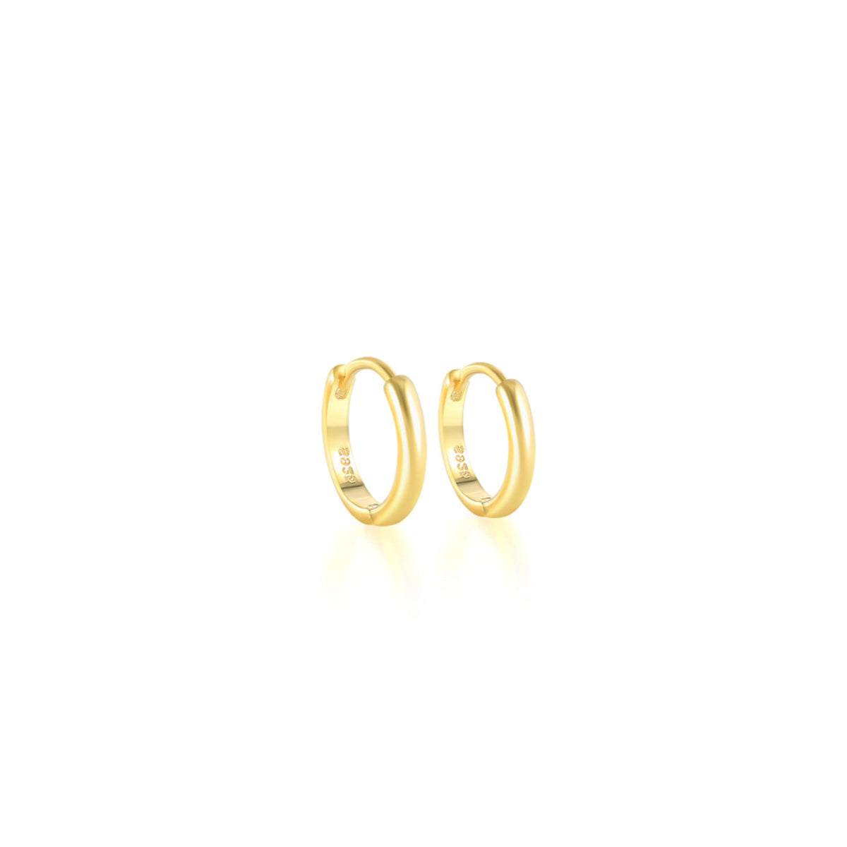 Eli 8mm Mini Huggie Earrings