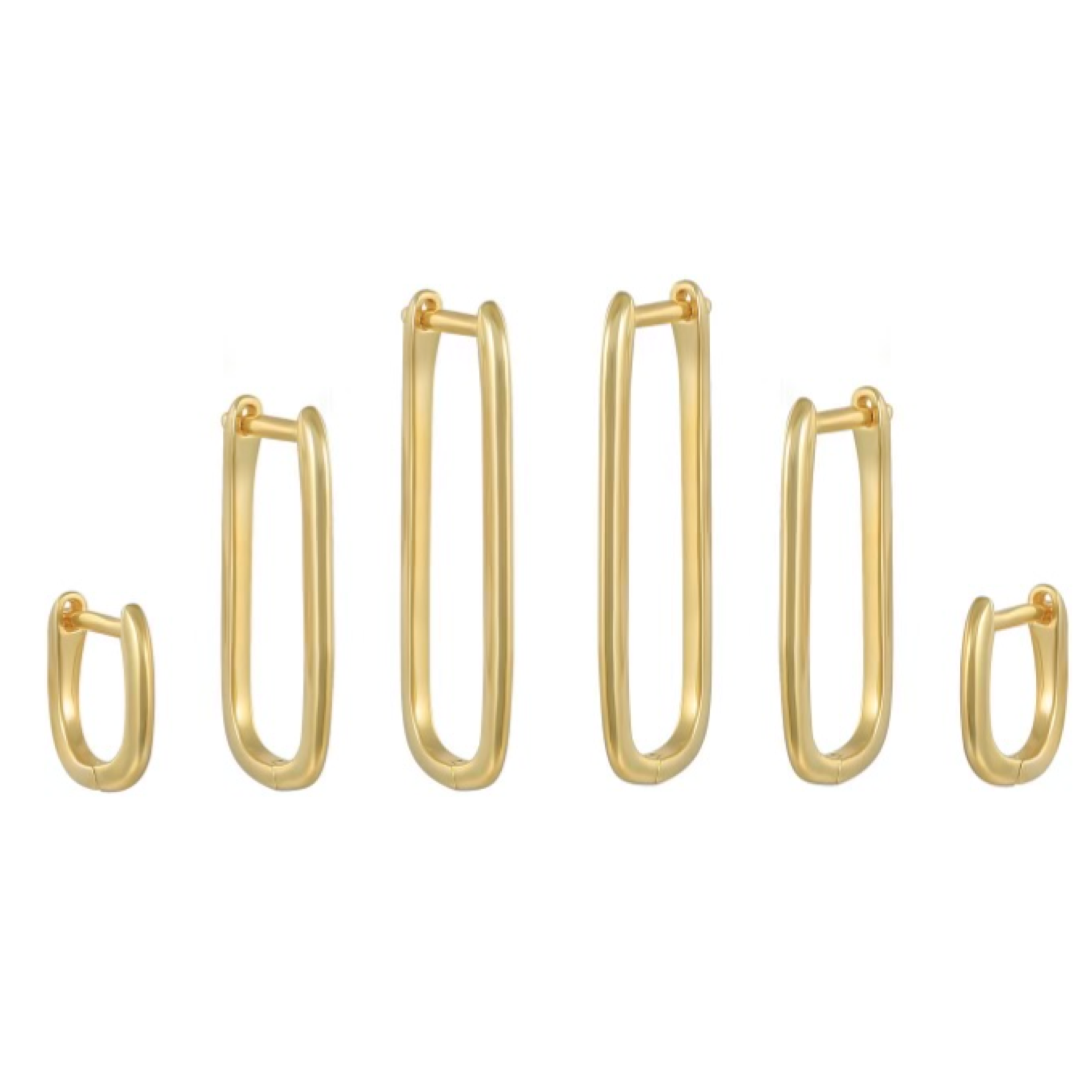 Zaria triangle earring set