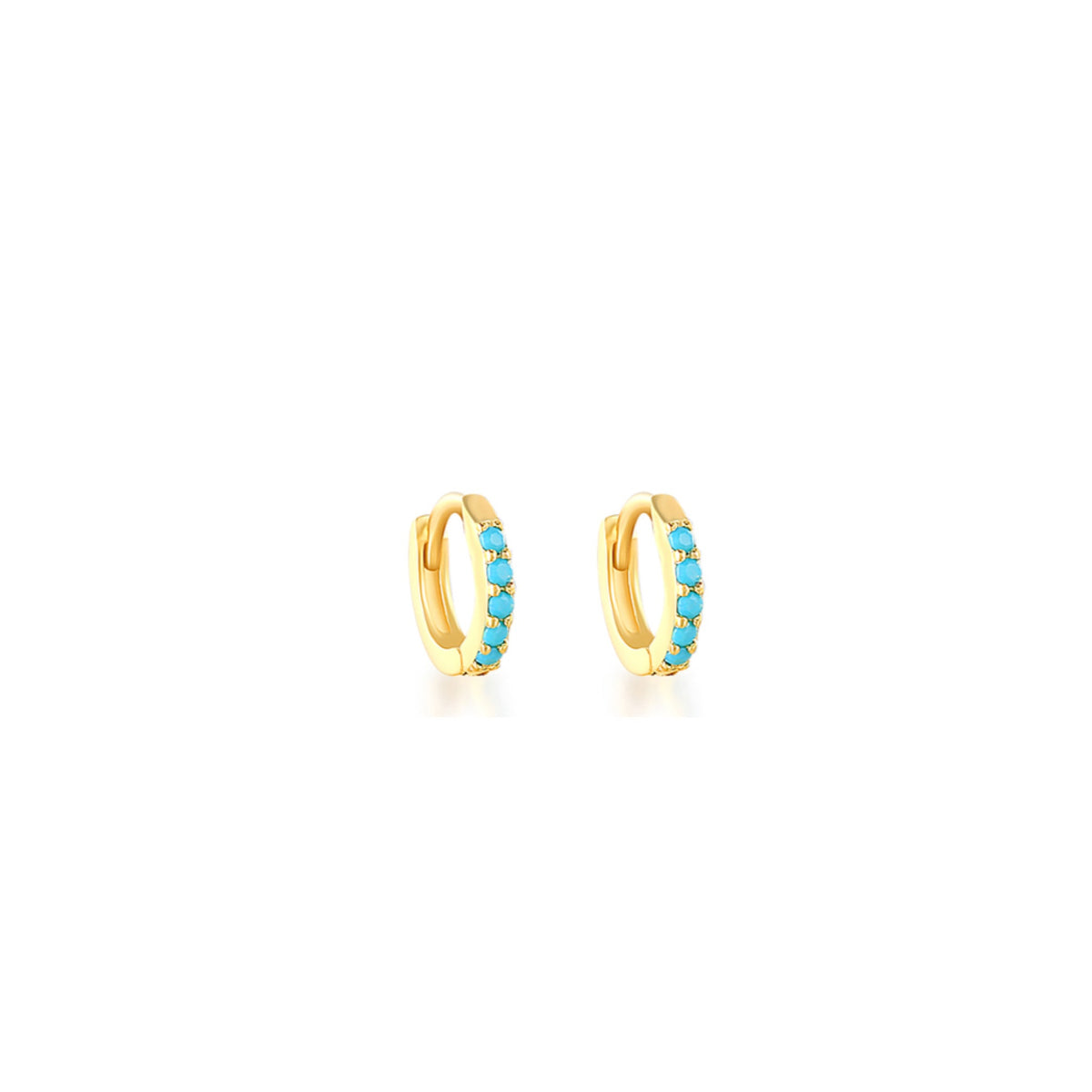 Aella Turquoise 6mm Earring