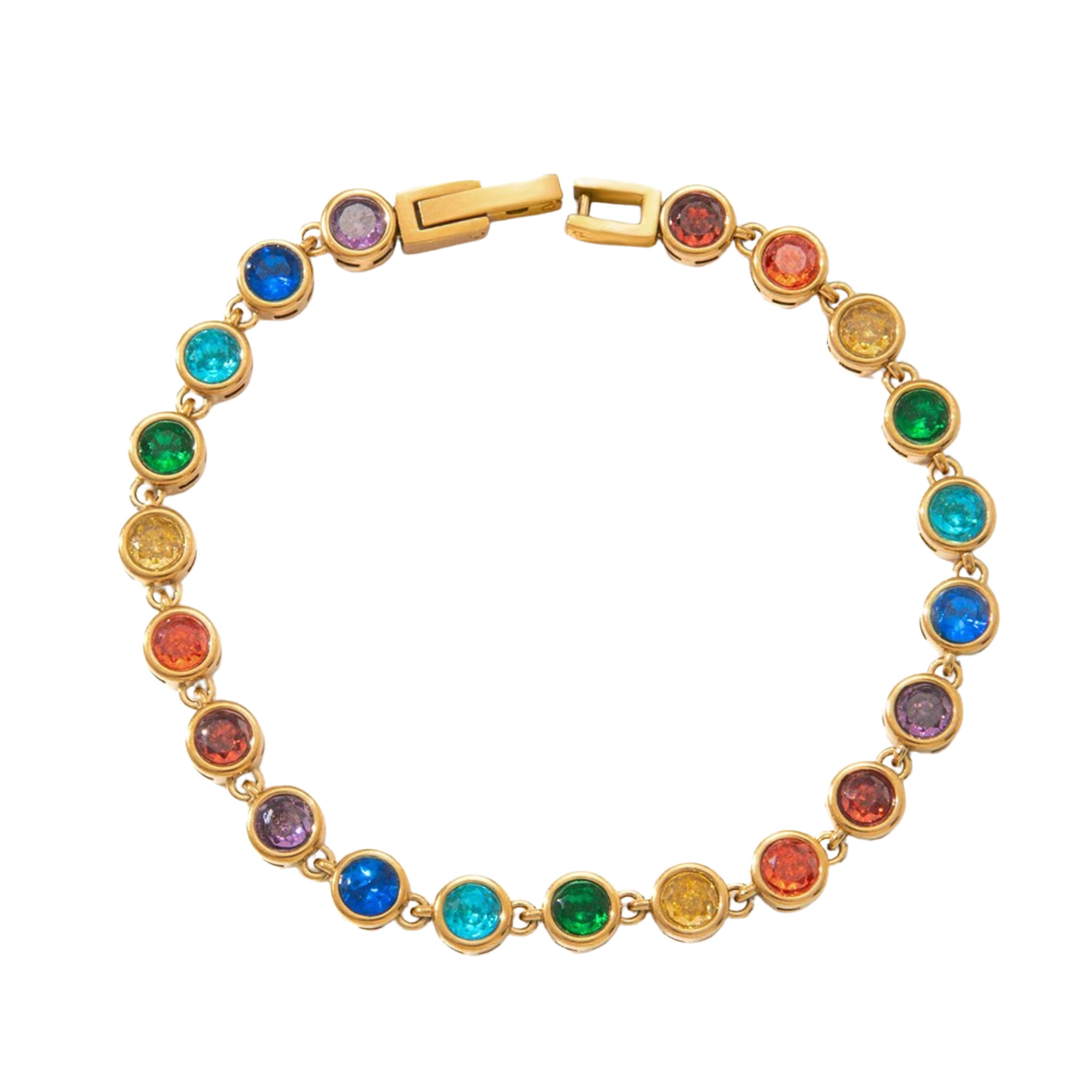 Mimi Rainbow Tennis Bracelet