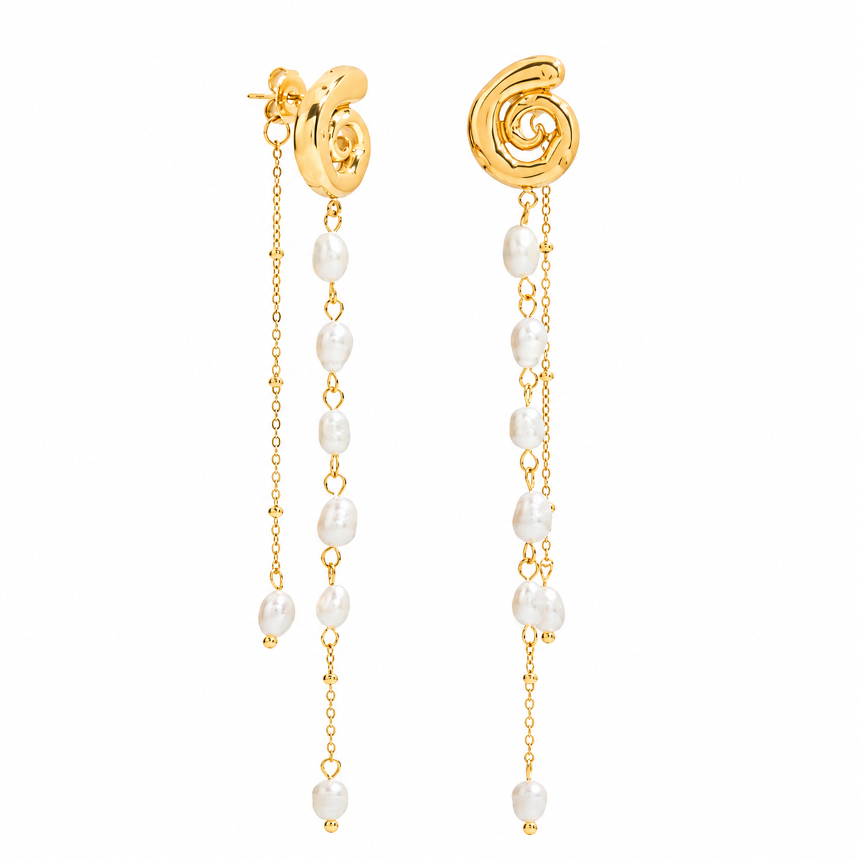 Ayella Shell Pearl Earrings
