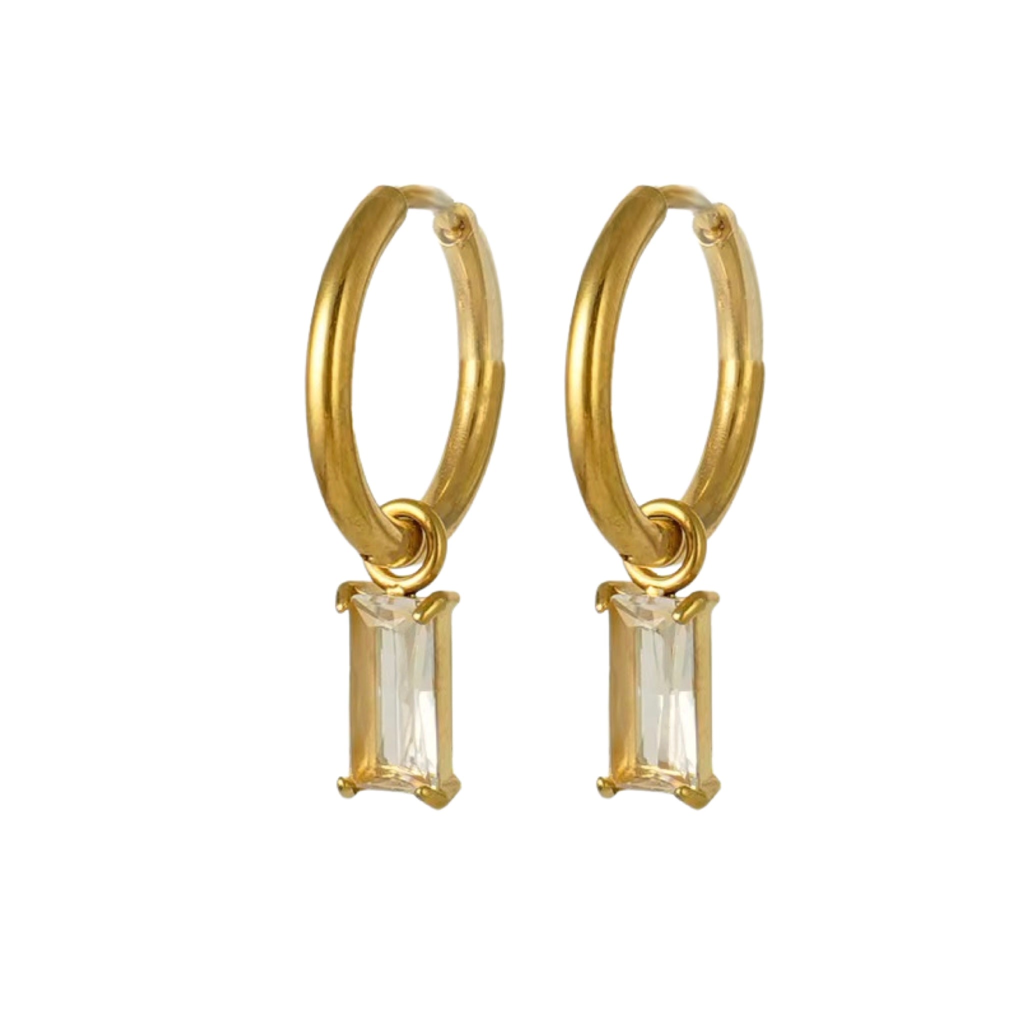 Zeina Removable Charm Earrings