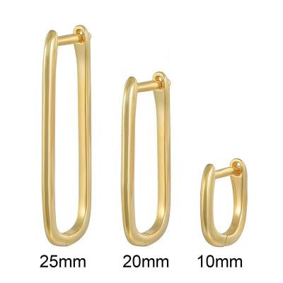 Zaria triangle earring set