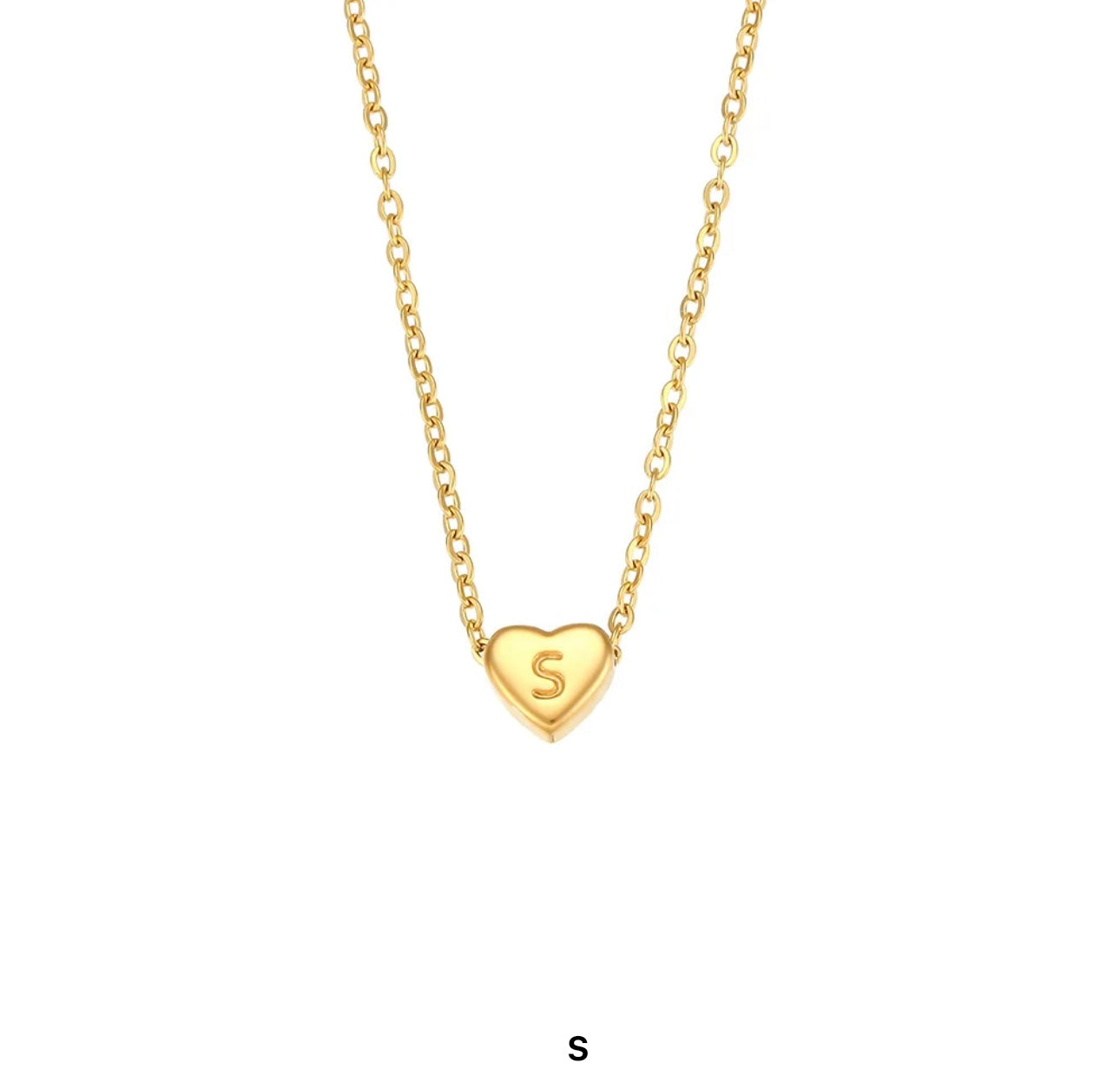 Heart Letter Necklace