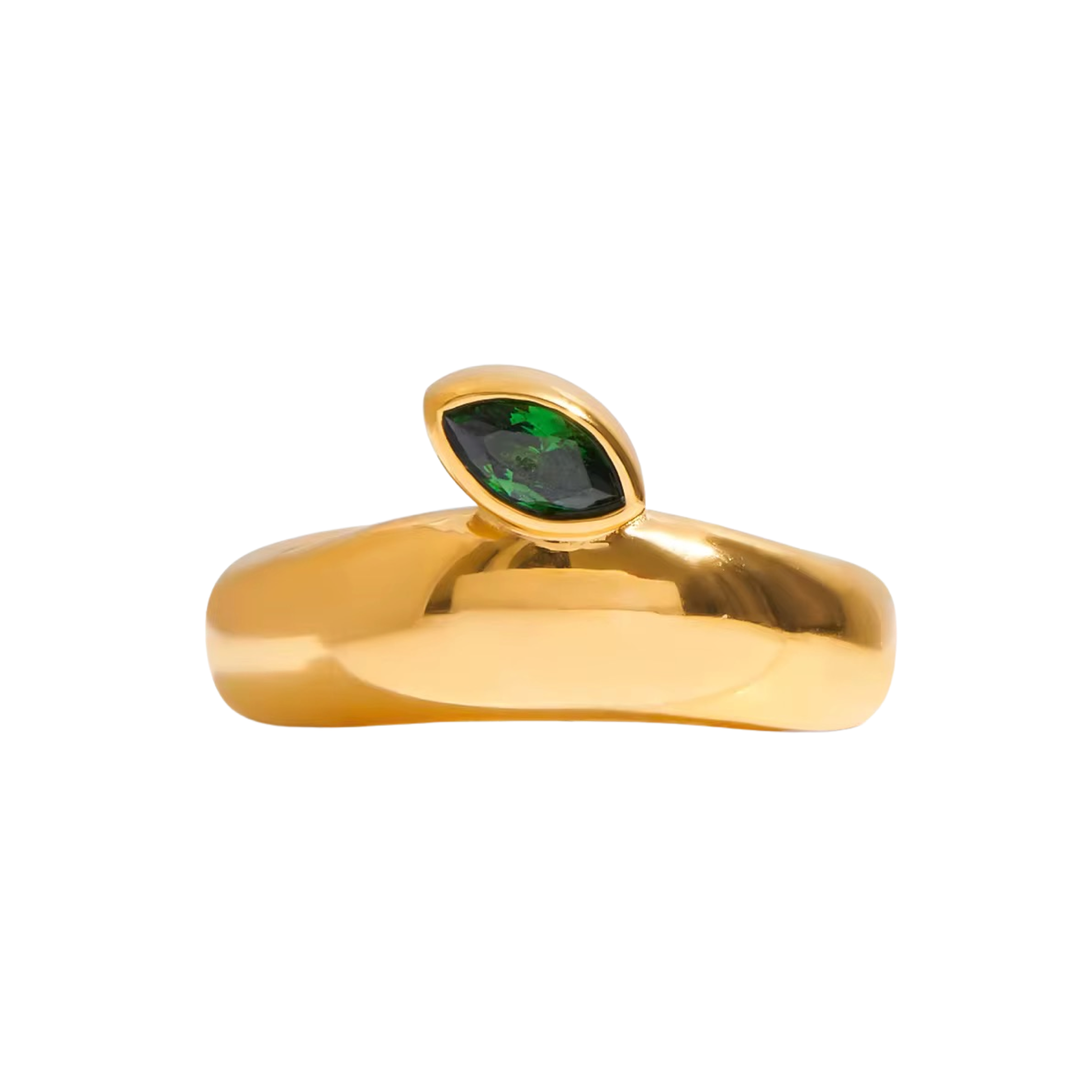 Cammy Green Stone Ring