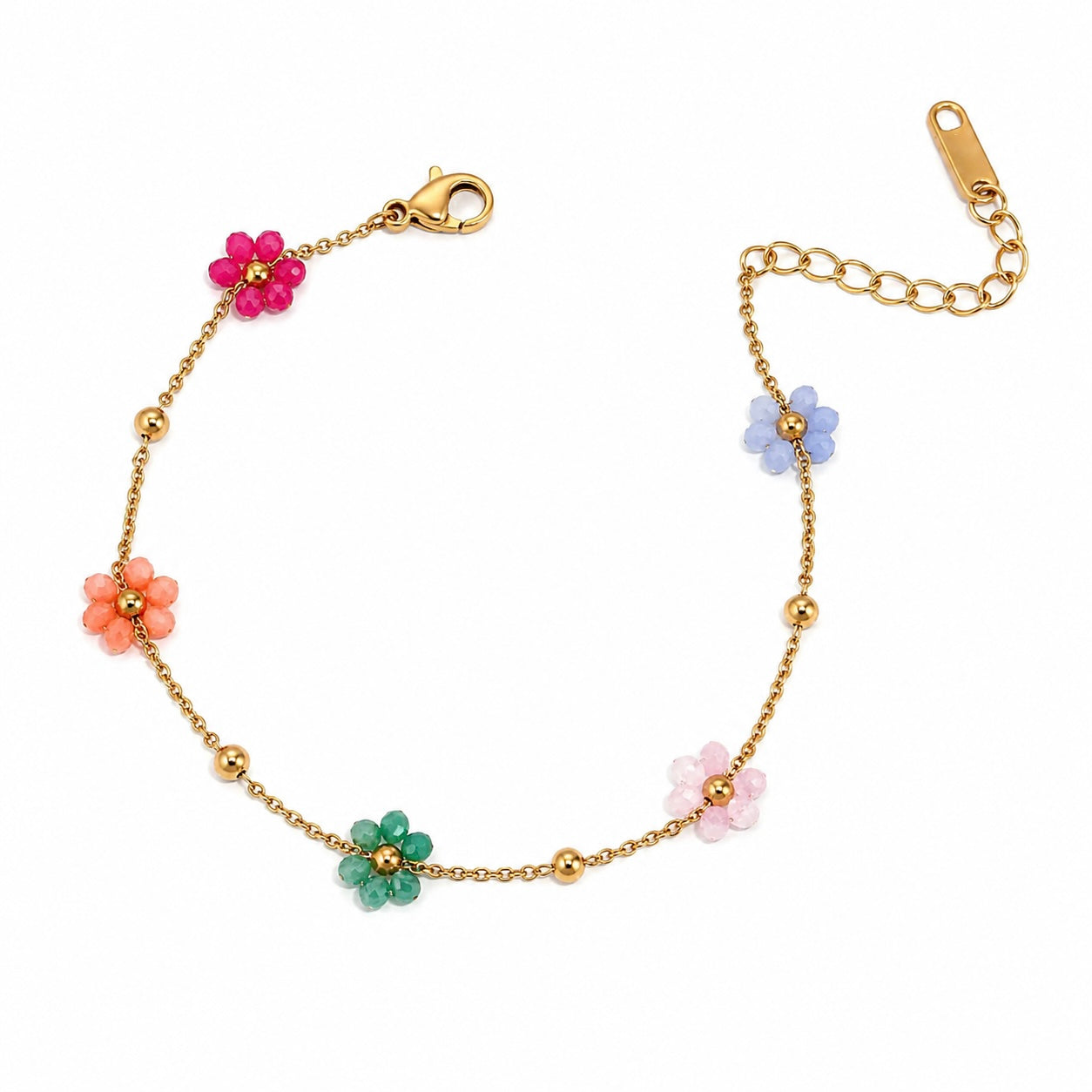 Samantha Flower Bracelet