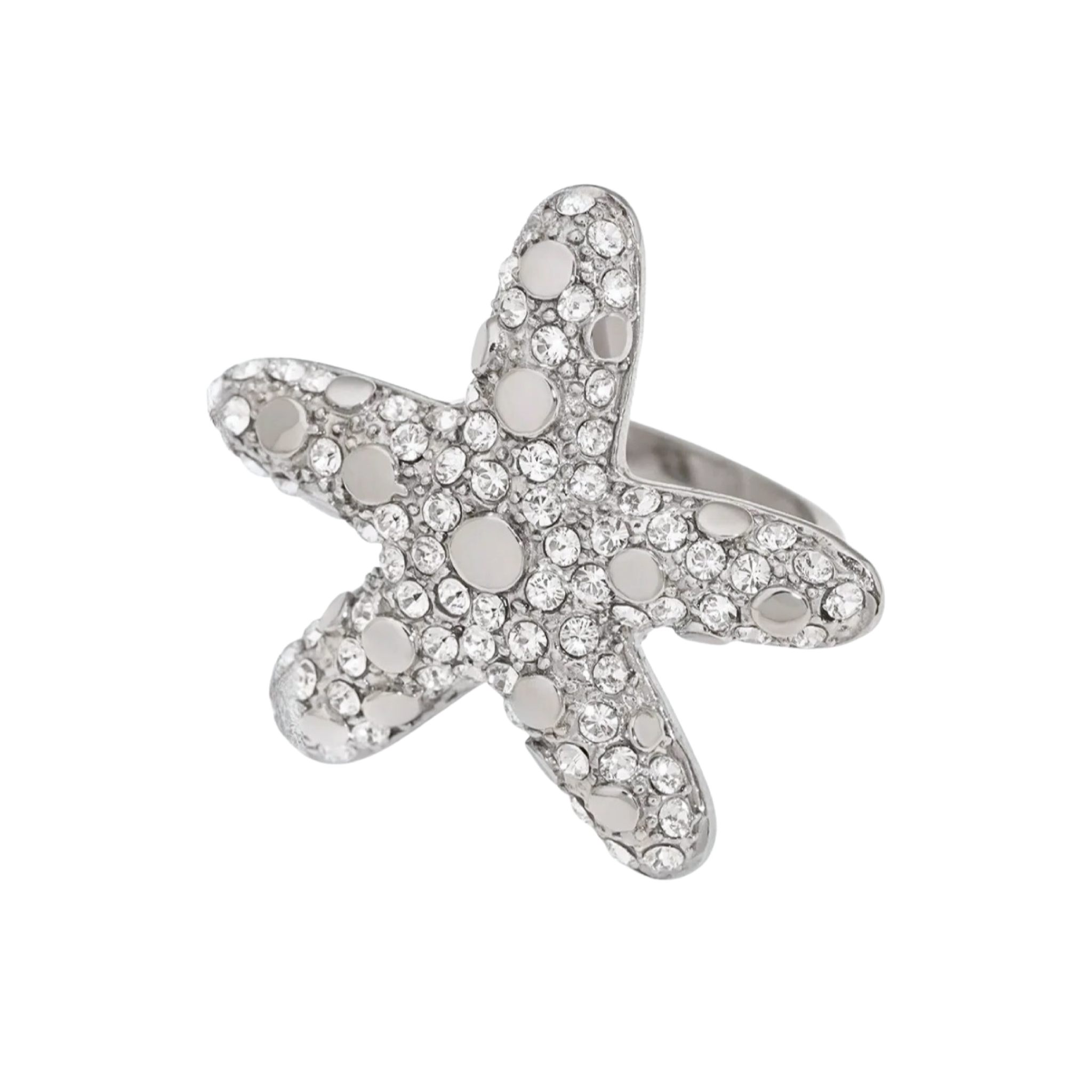 Maui Silver StarFish Ring