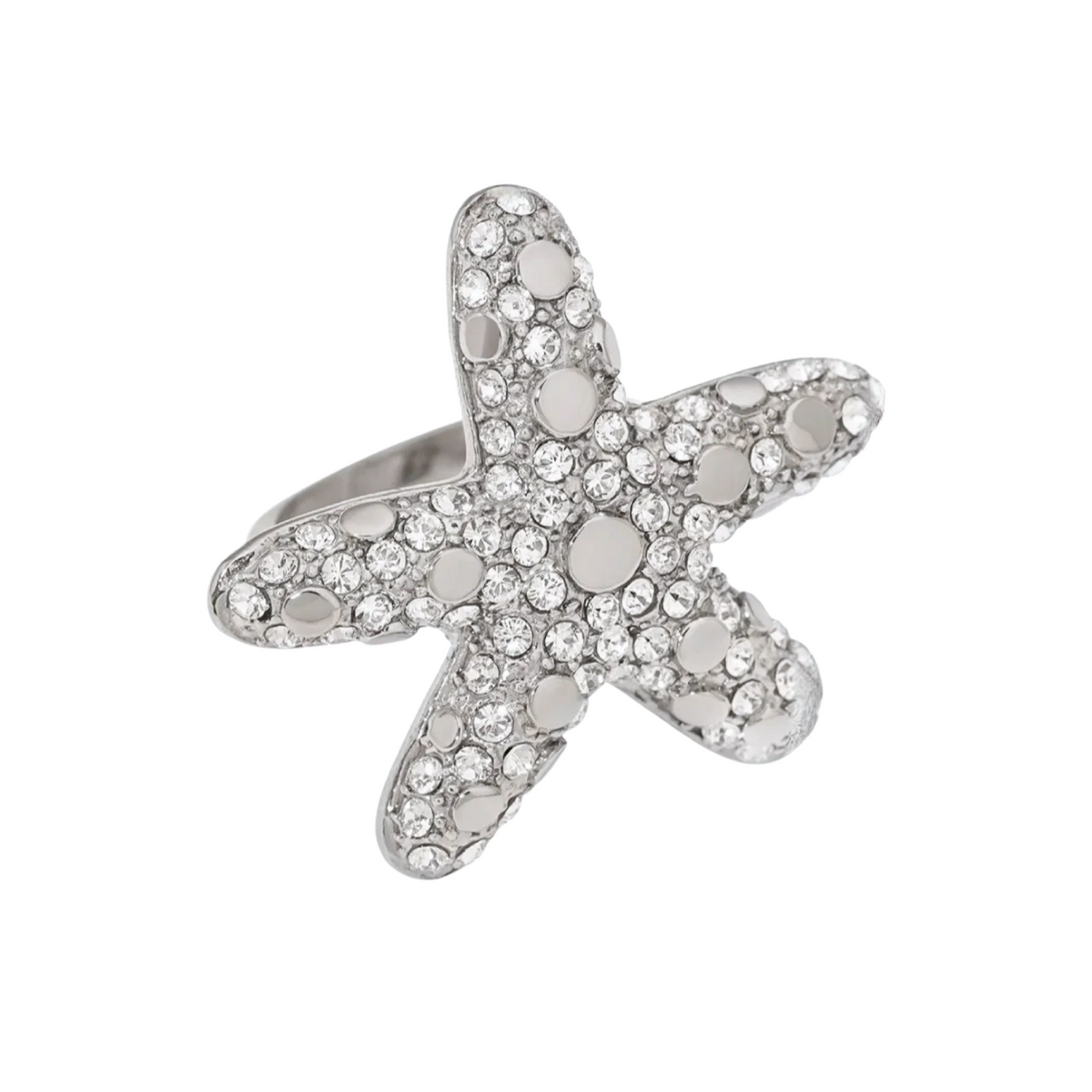 Maui Silver StarFish Ring