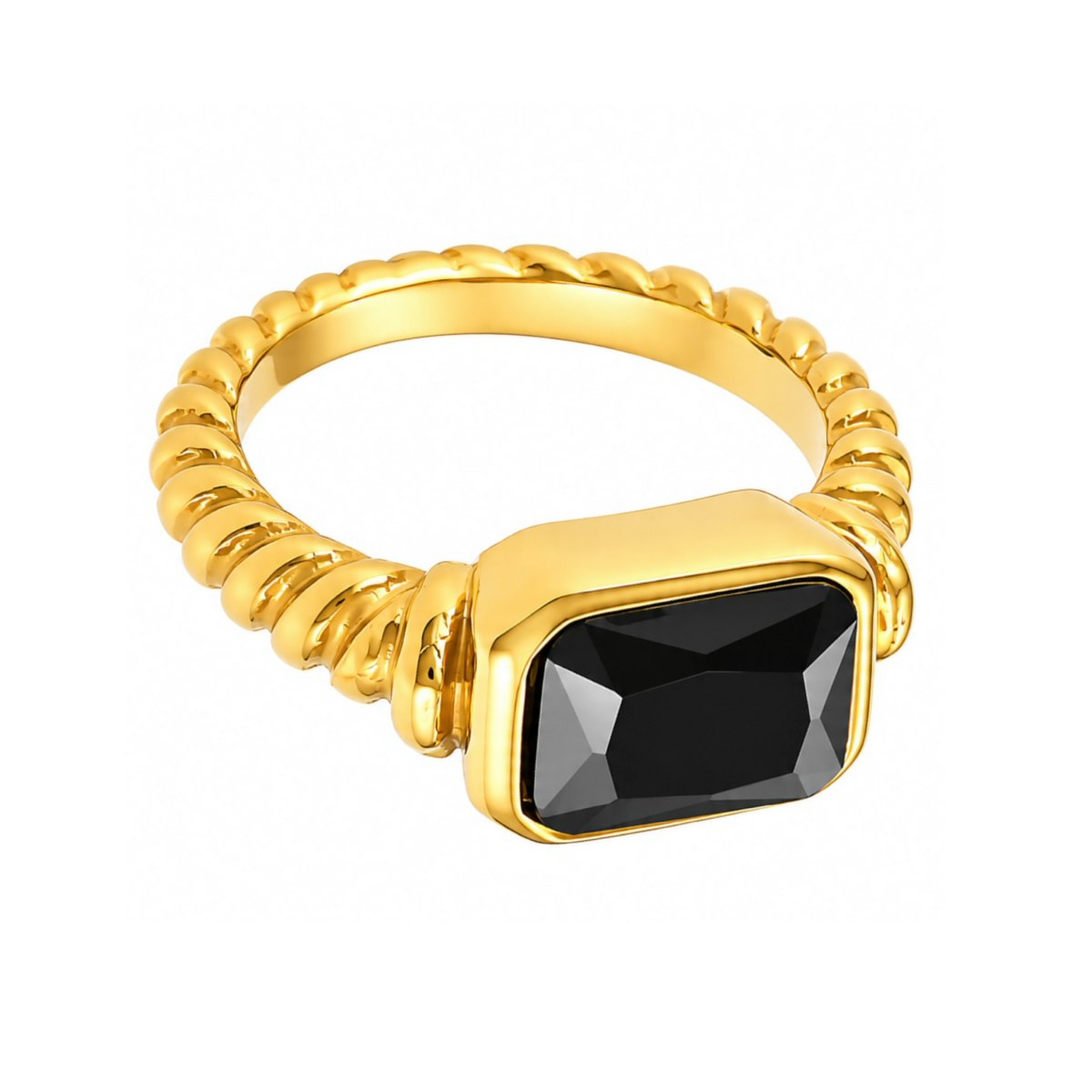 Matte Black Ring