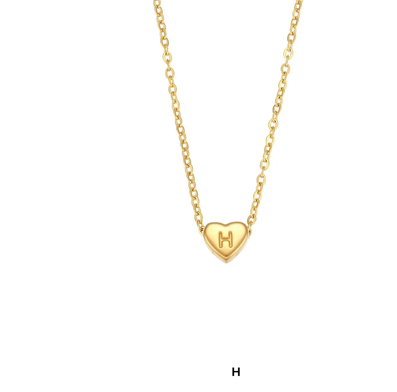 Heart Letter Necklace