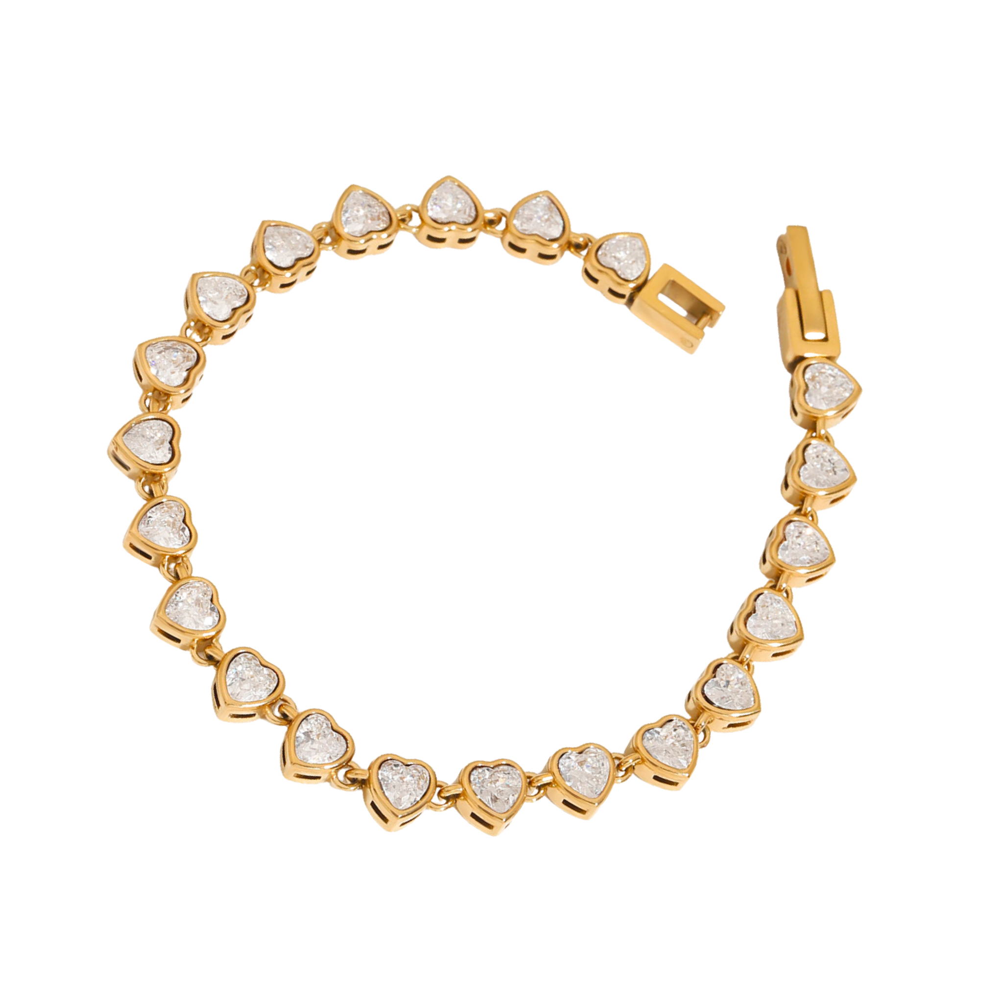 Lavelle Heart Tennis Bracelet
