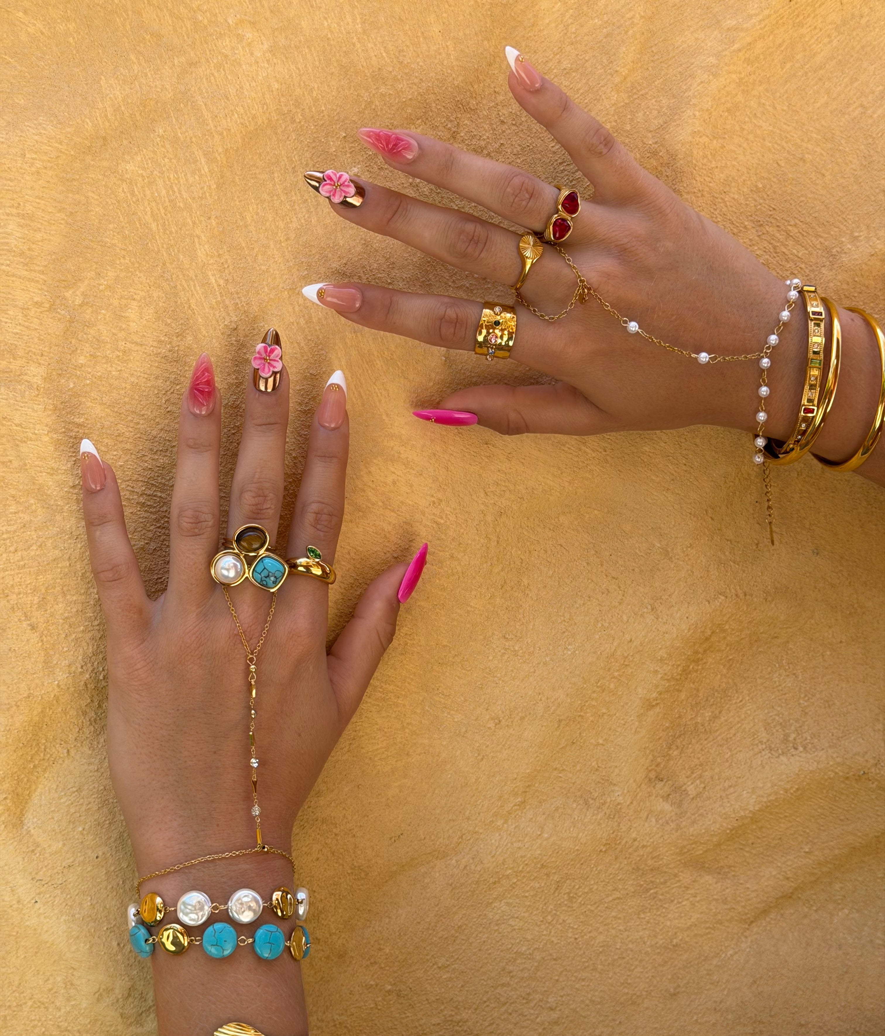 Cammy Green Stone Ring