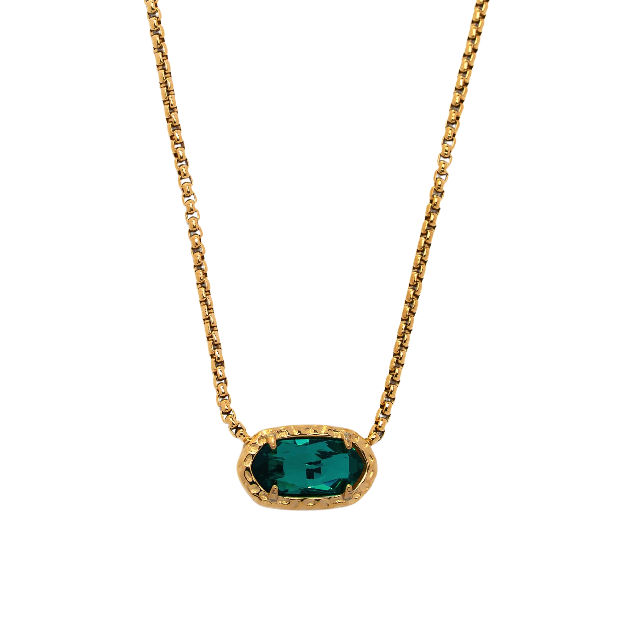 Calandra Green Necklace
