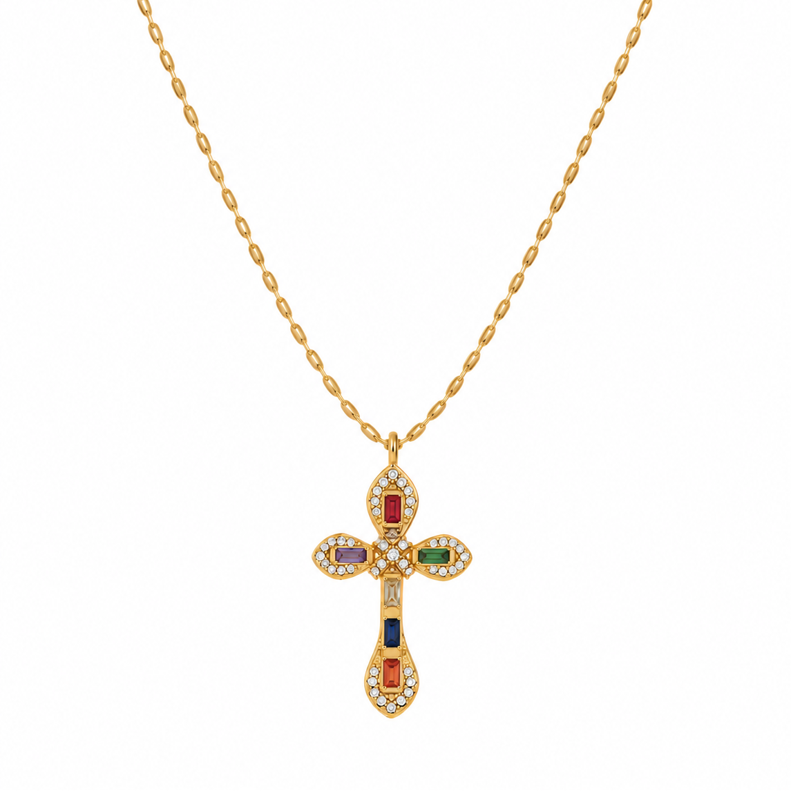 Finalea Colourful Cross Necklace