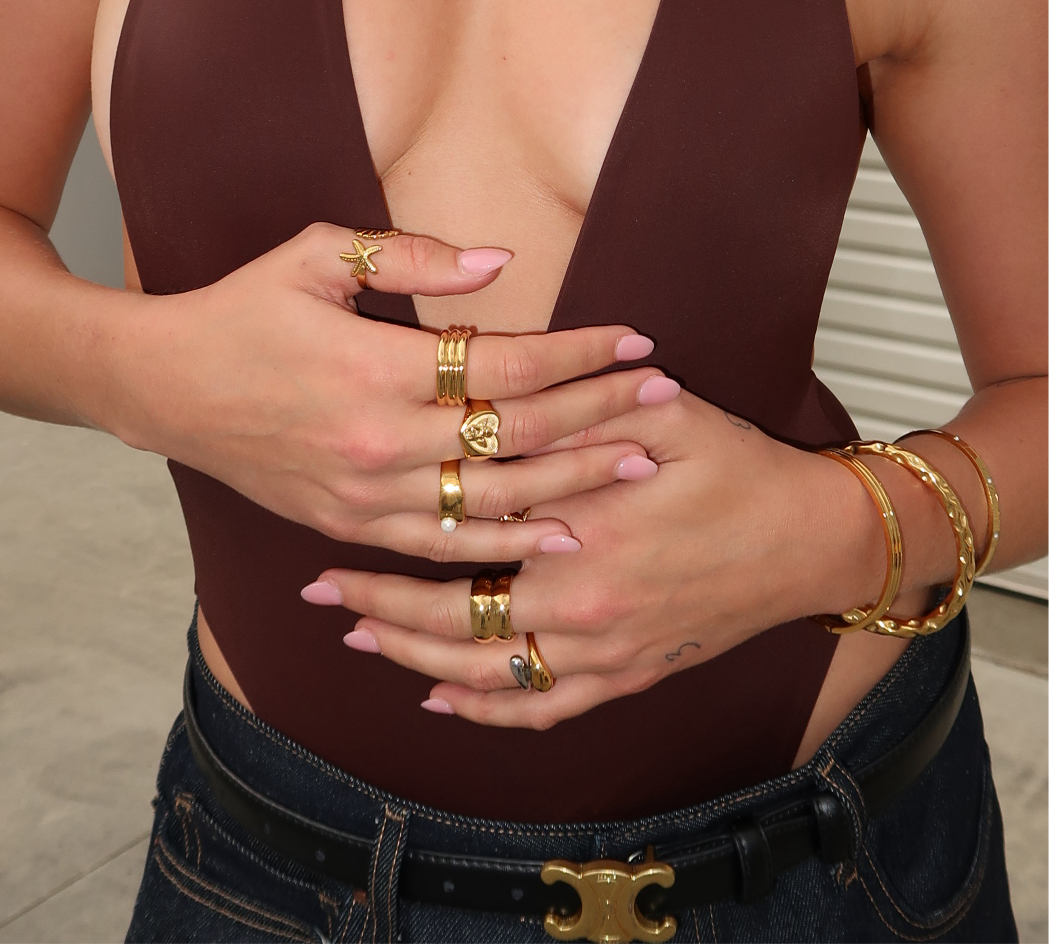 Gloria Heart Angel Ring