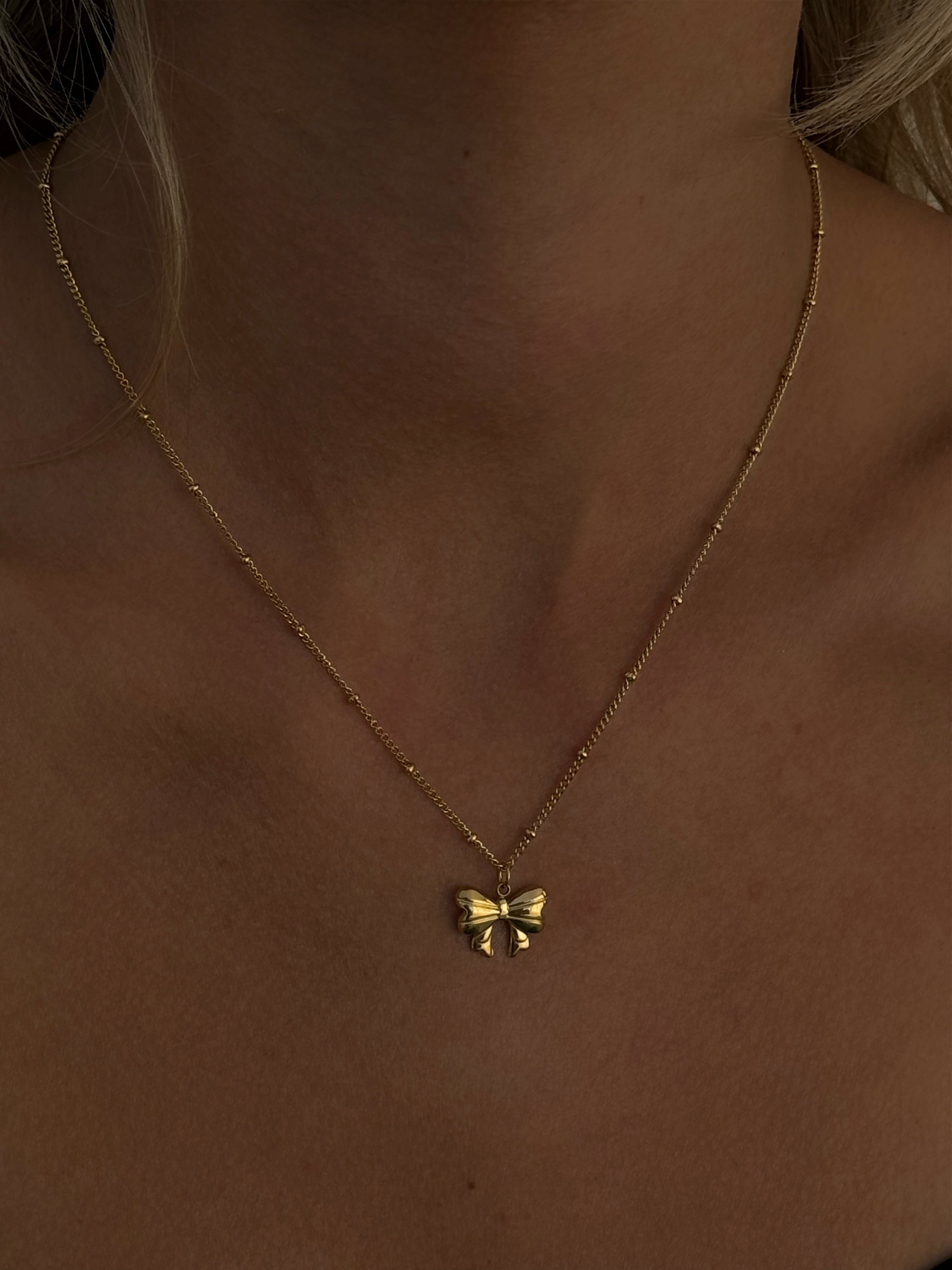 Briana Bow Necklace