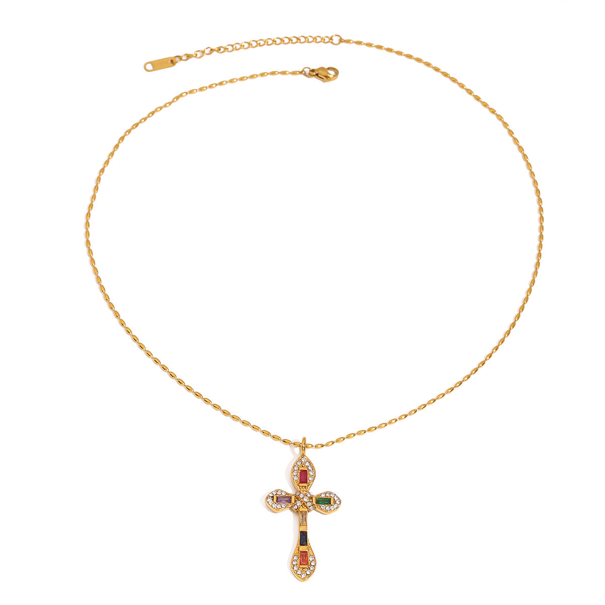Finalea Colourful Cross Necklace