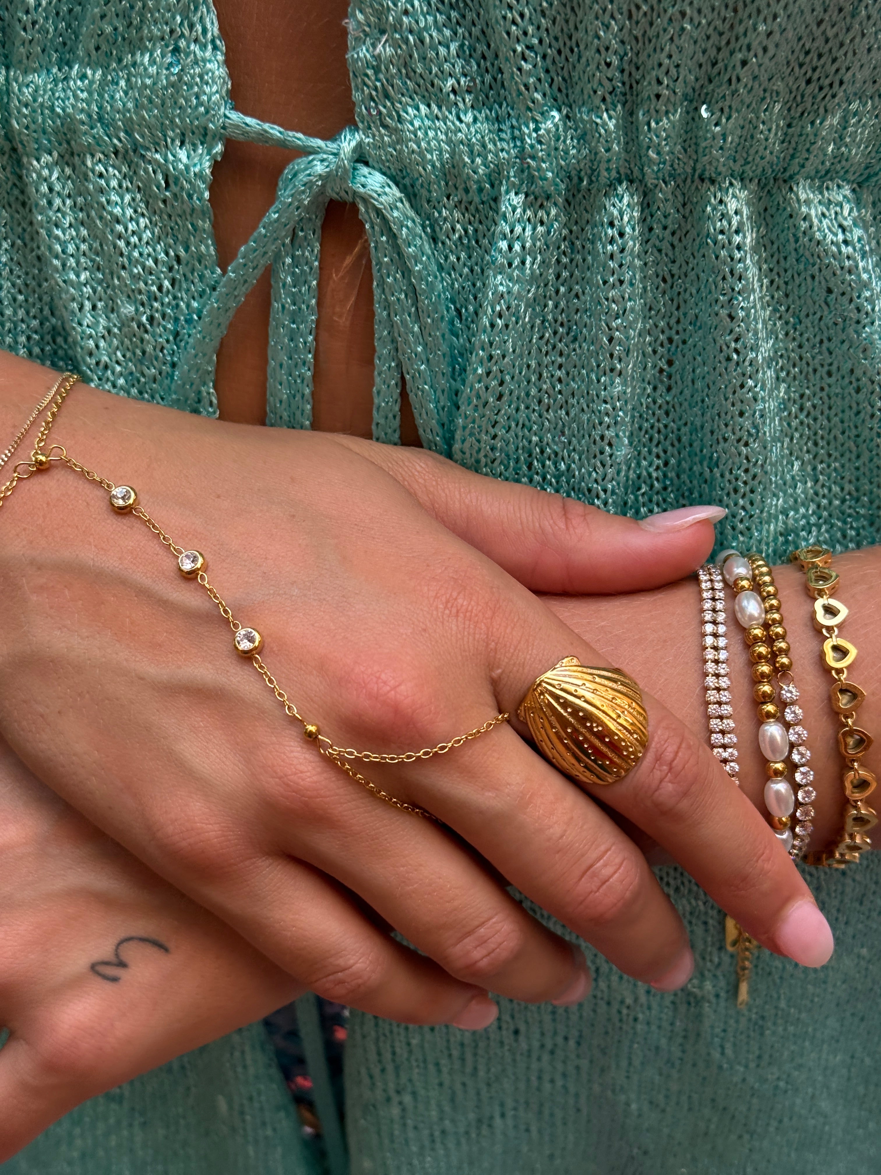 Sav Double Tennis Bracelet