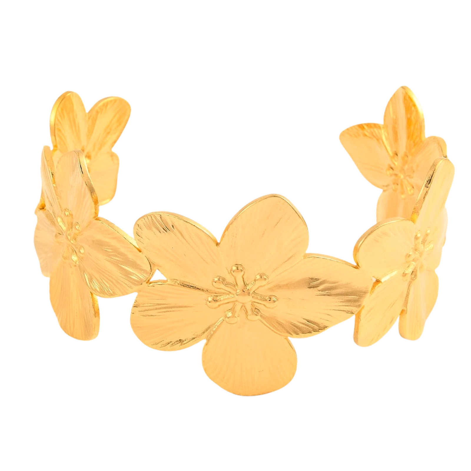 Taya Flower Cuff Bracelet