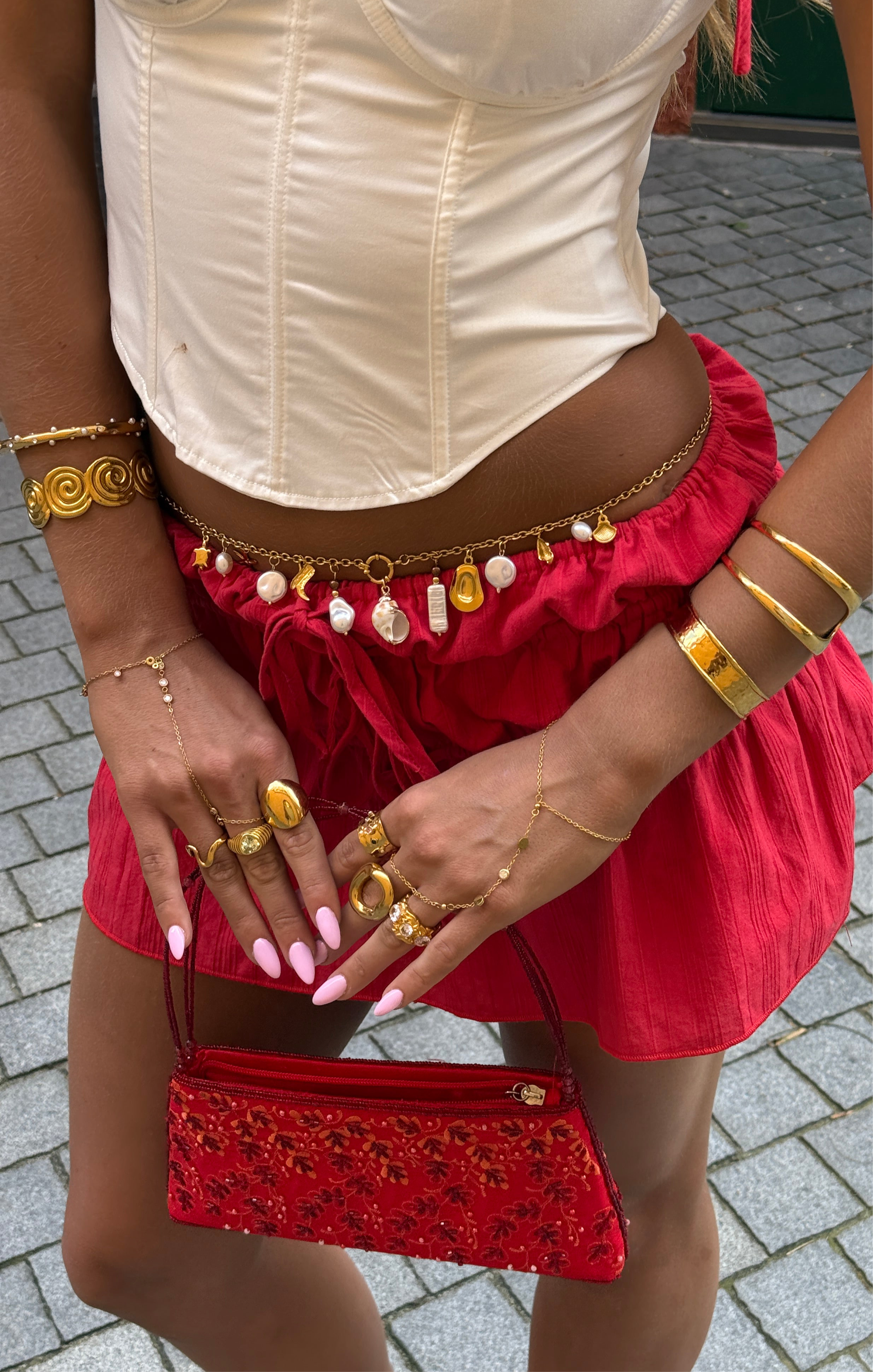 Amaris Pearl Cuff Bracelet