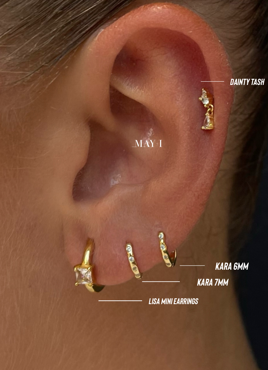 Kara 7mm Mini Earrings