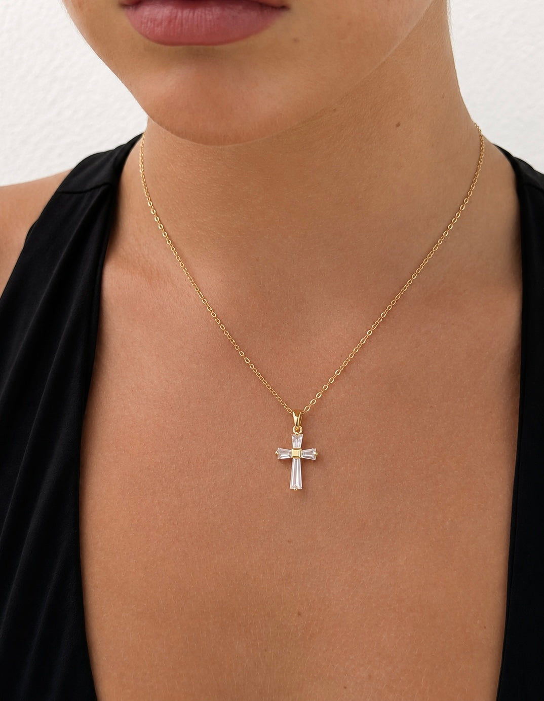 Solar Cross Necklace
