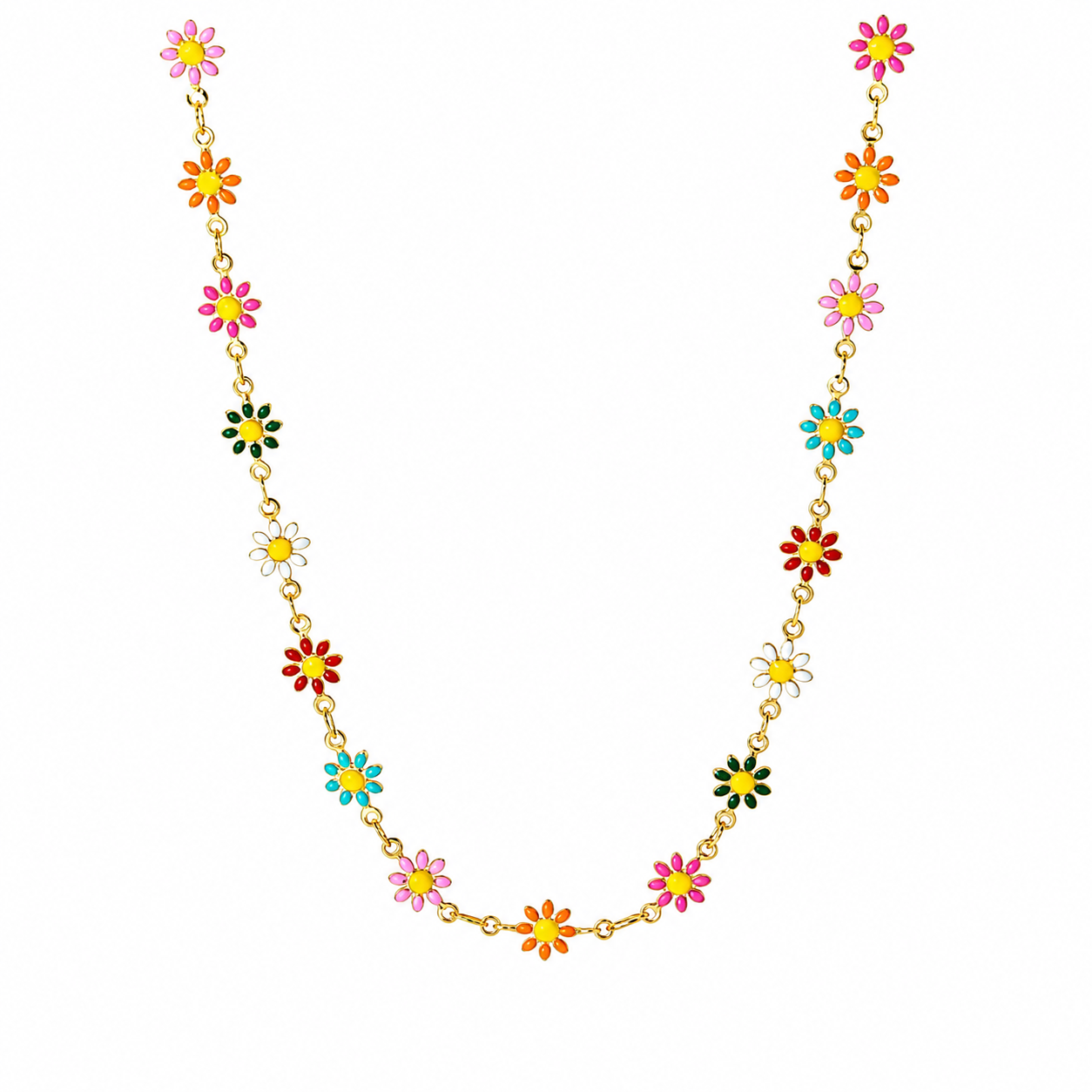 Daisy Colour Choker Necklace