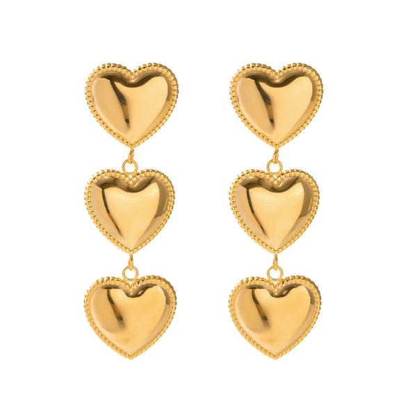 Natassis Heart Earrings