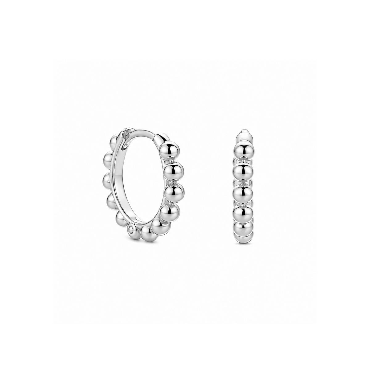 Tash 10mm Silver Earrings