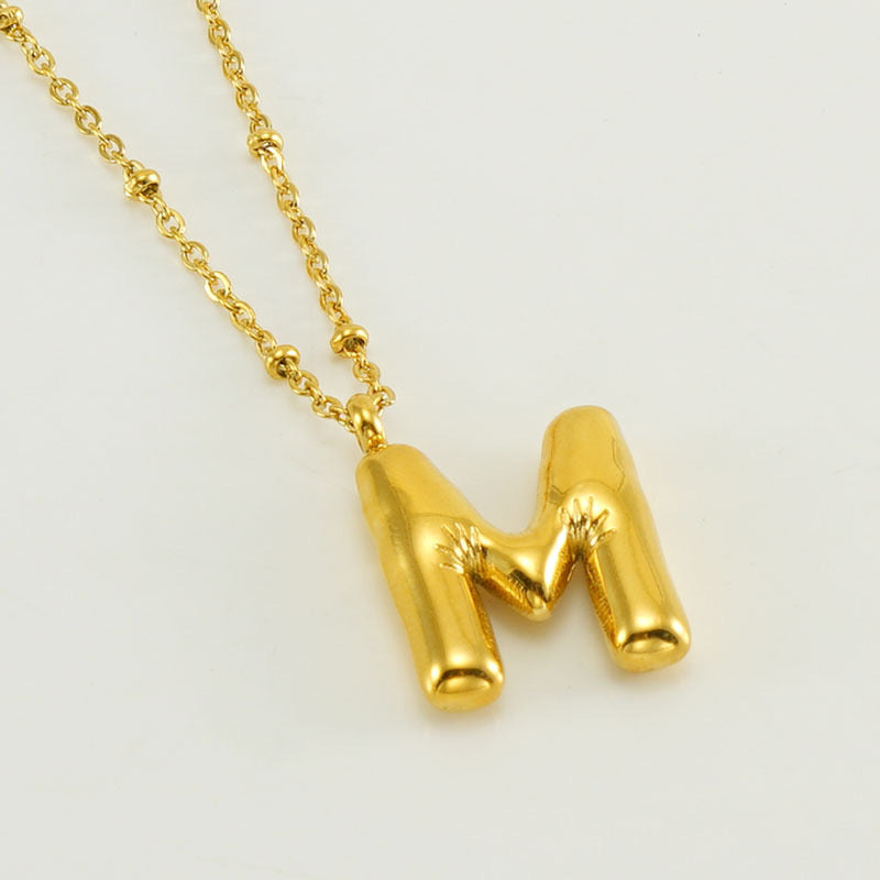 Ballon Letter Necklace’s