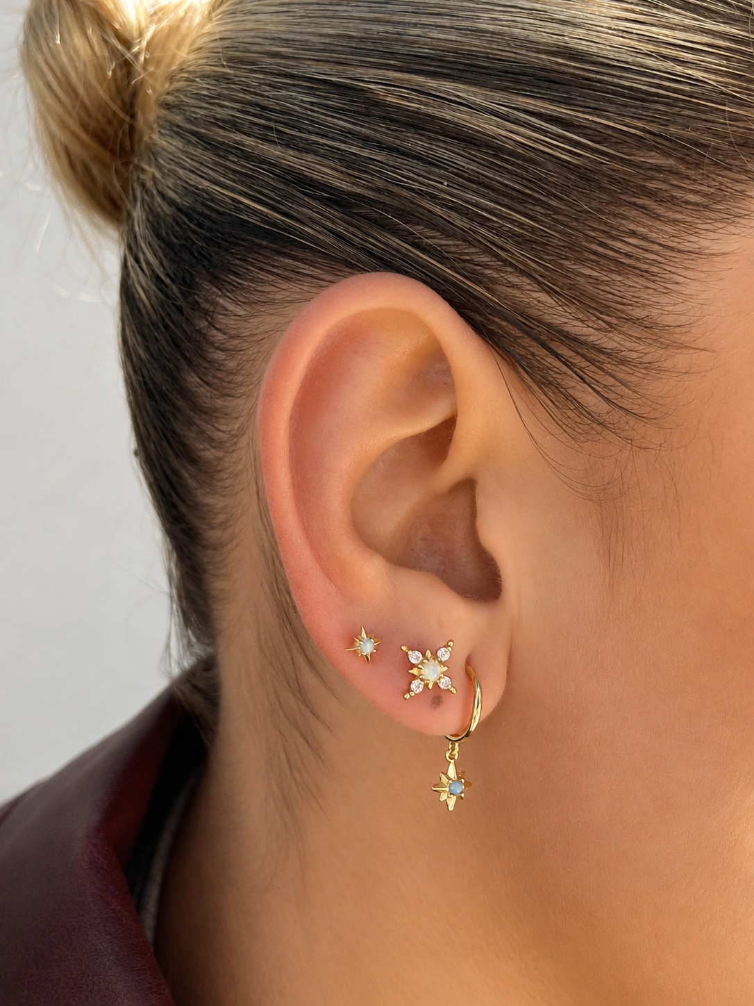 Opal Blue Earrings