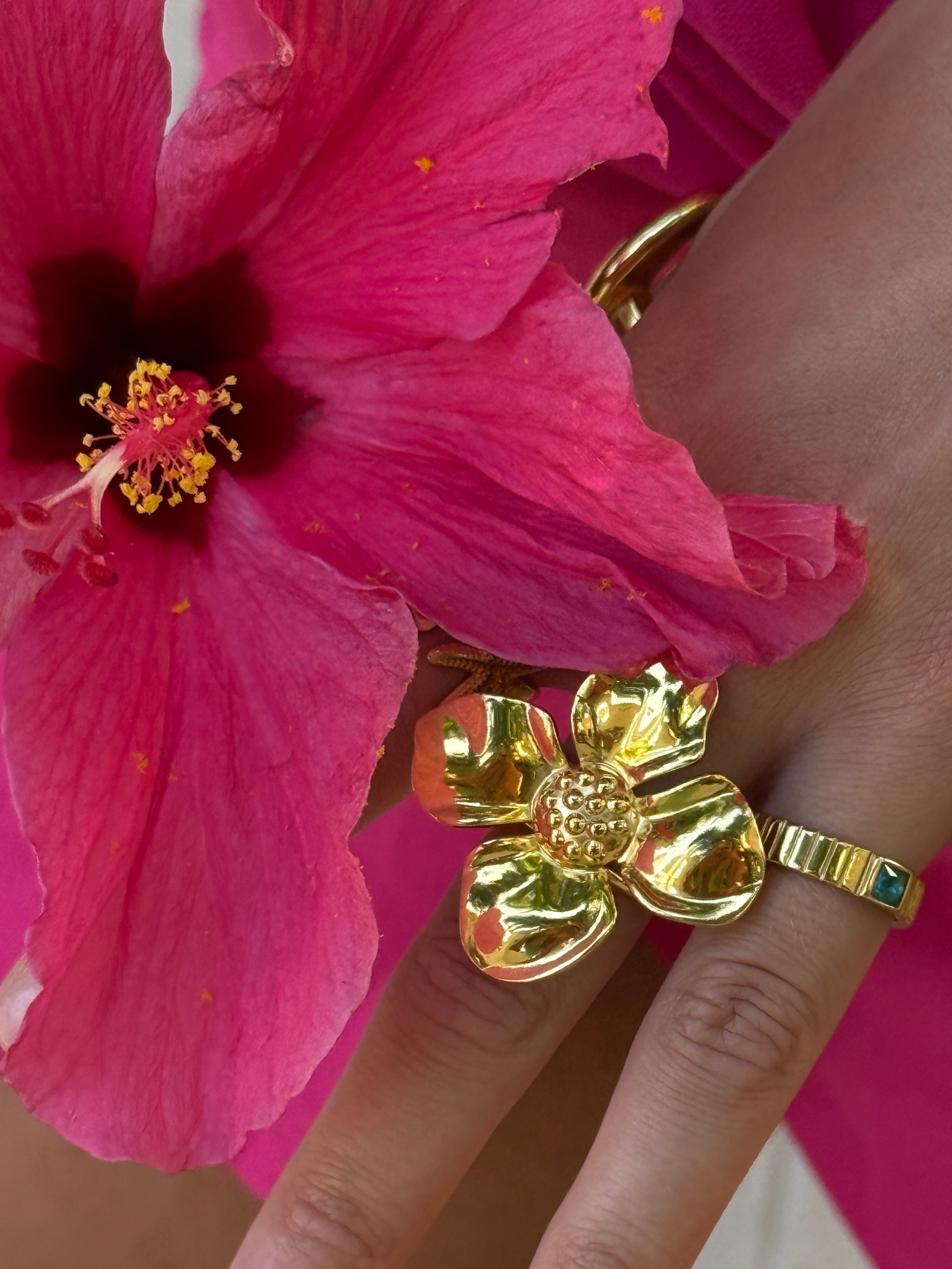 Daria Blue Stone Ring