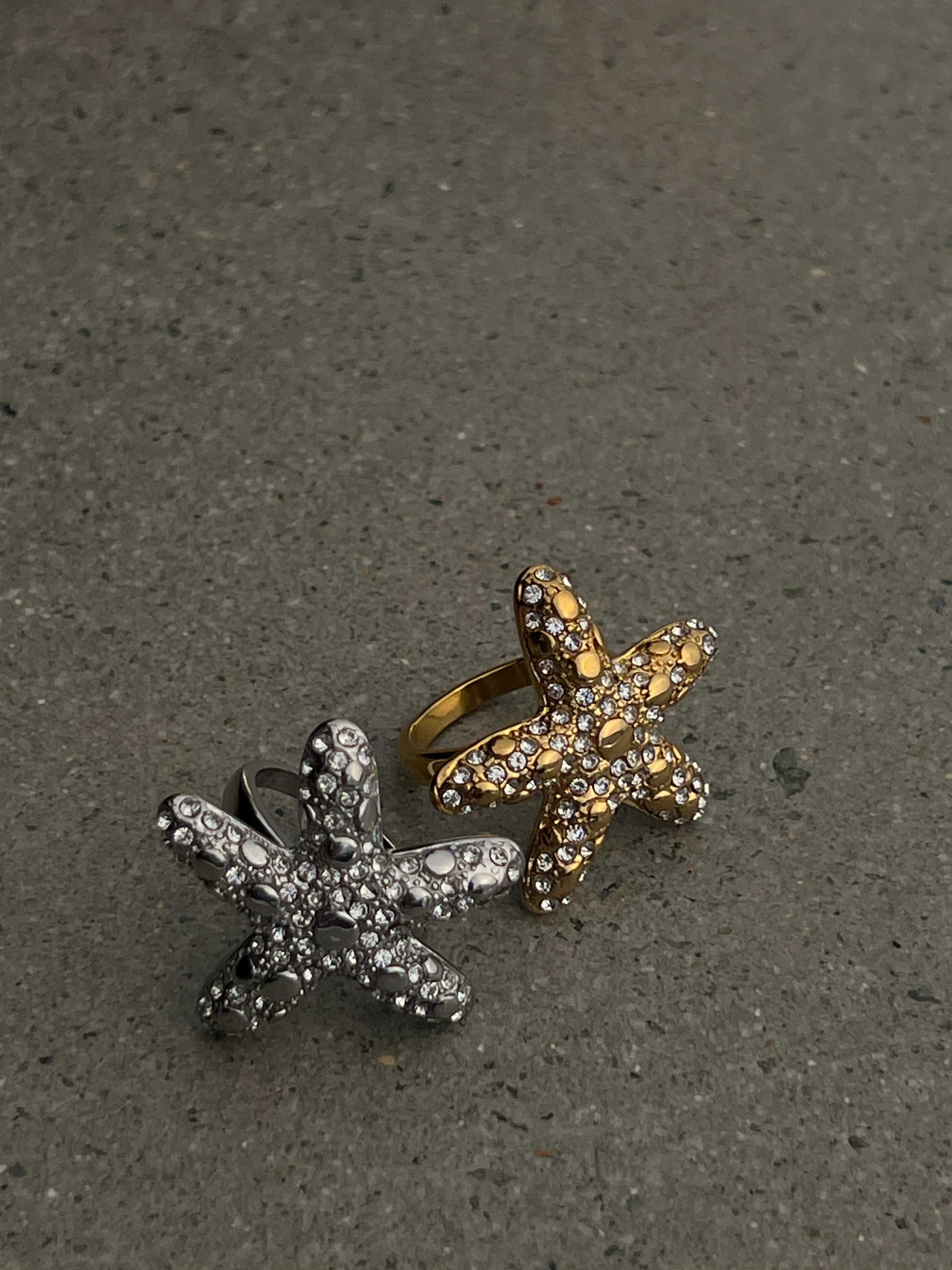 Maui Silver StarFish Ring