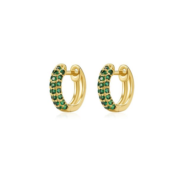 Caiden Green Stone Earring