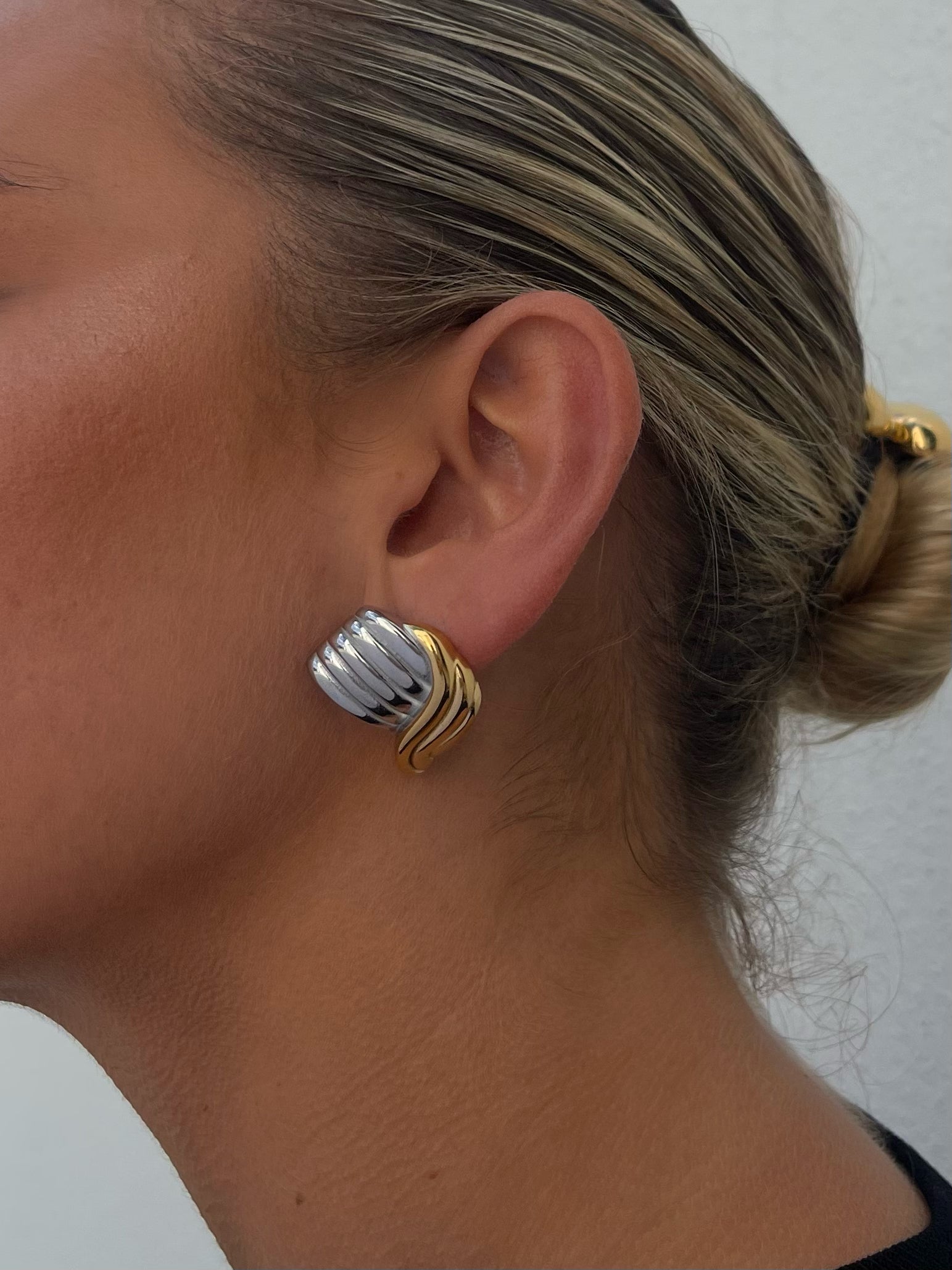 Geogiana Mixed Toned Earrings