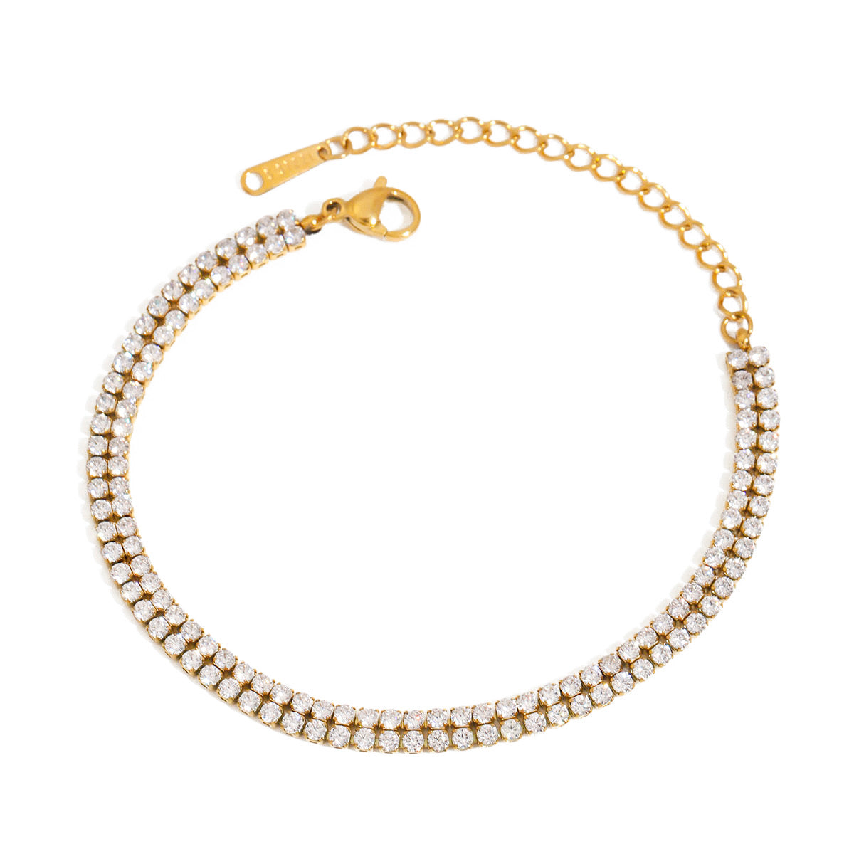 Sav Double Tennis Bracelet