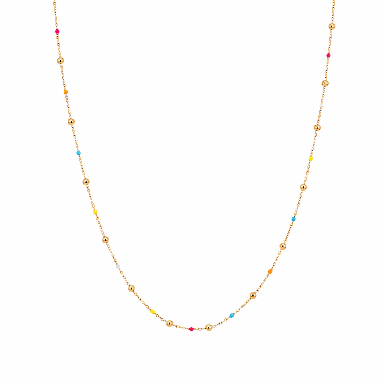 Dinah Colourful Dainty Necklace