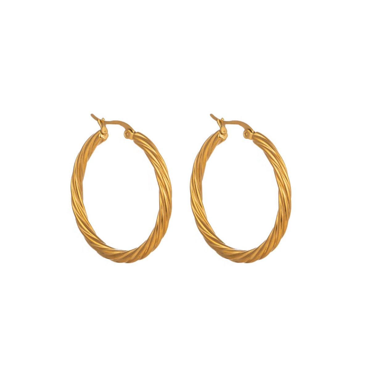 Sarina Hoop 3.5cm Earrings