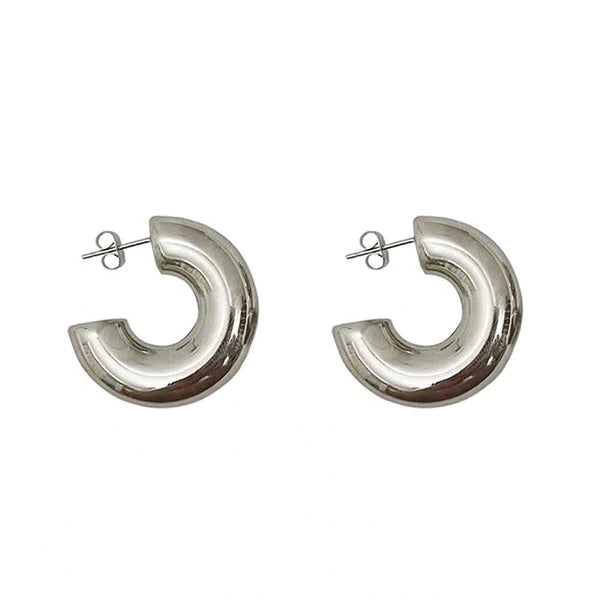 Lana Chunky Silver Earrings