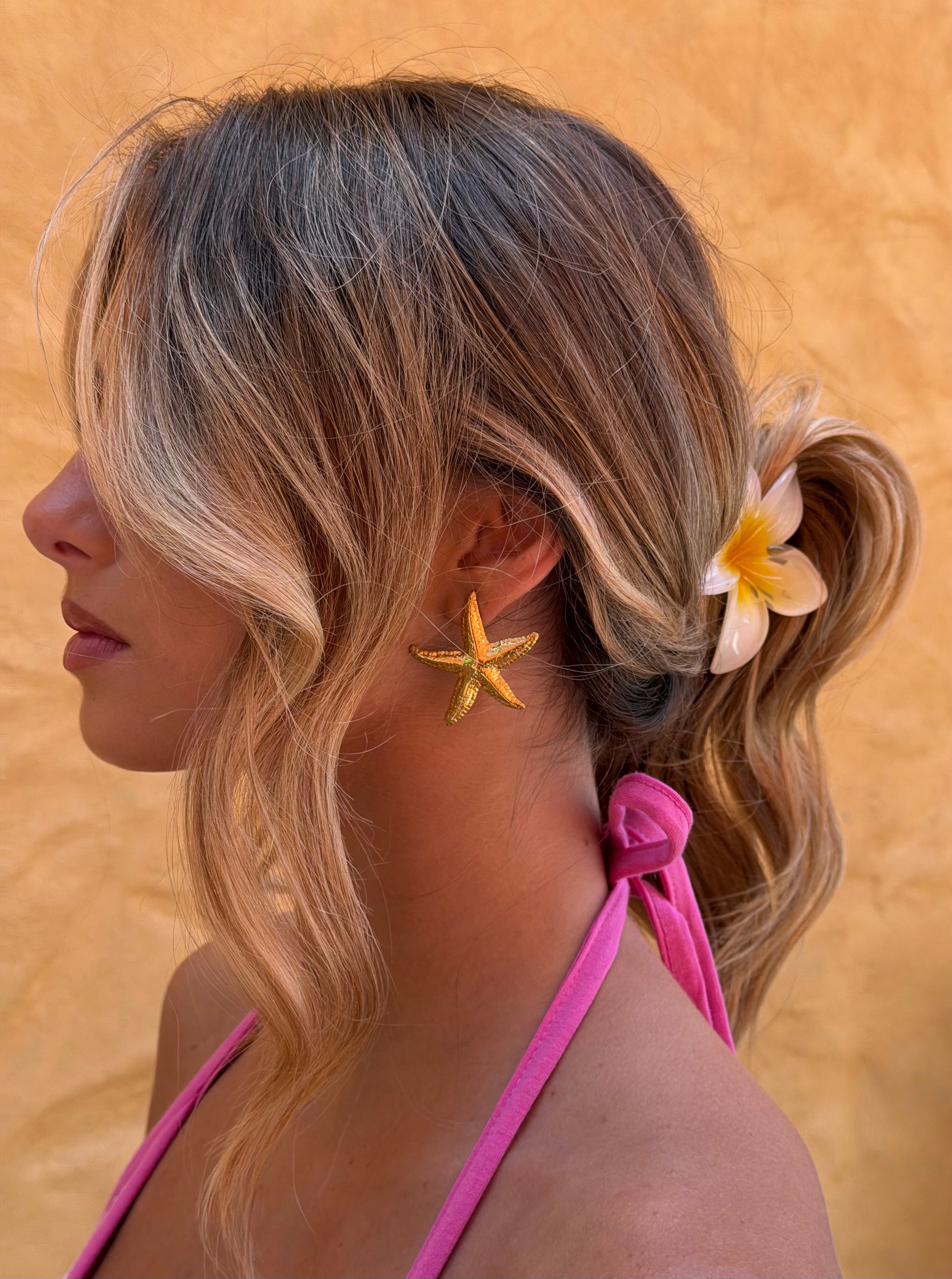 Saphron Starfish Earrings