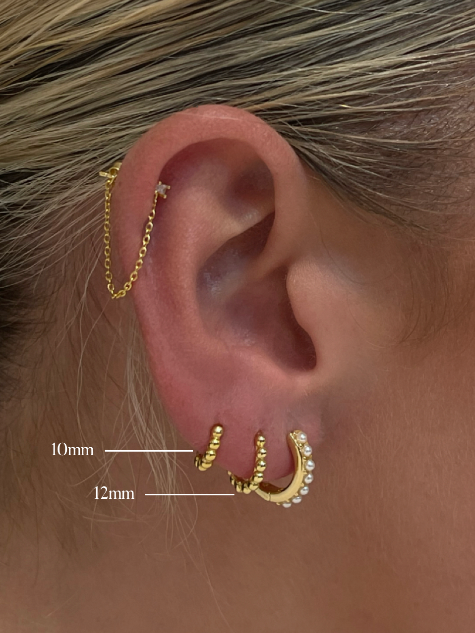 Tash 12mm Huggies