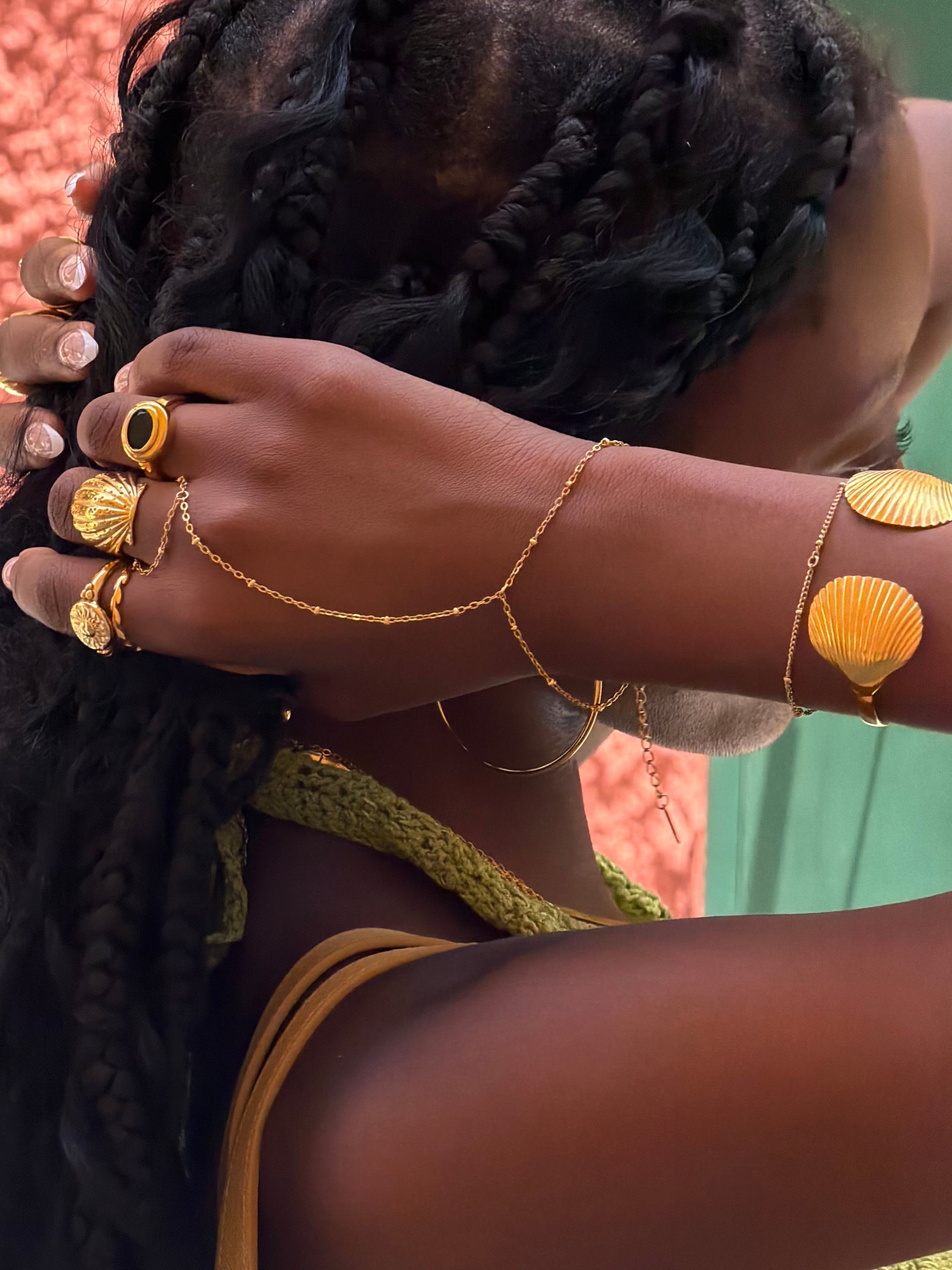 Hayman Shell Cuff Bracelet